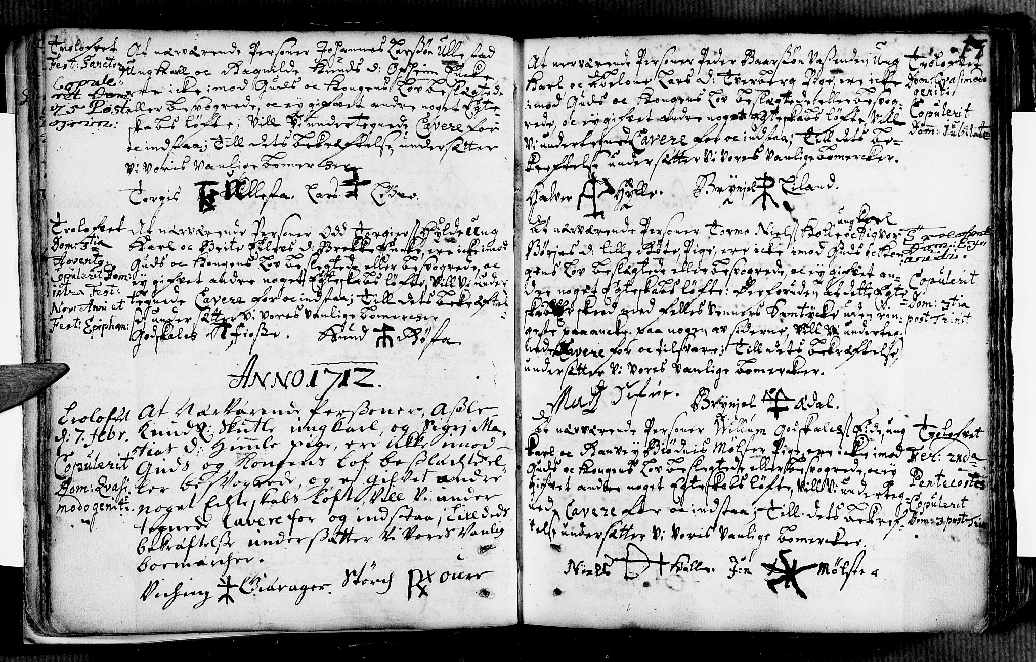 Voss sokneprestembete, SAB/A-79001/H/Haa: Parish register (official) no. A 2, 1709-1730, p. 17