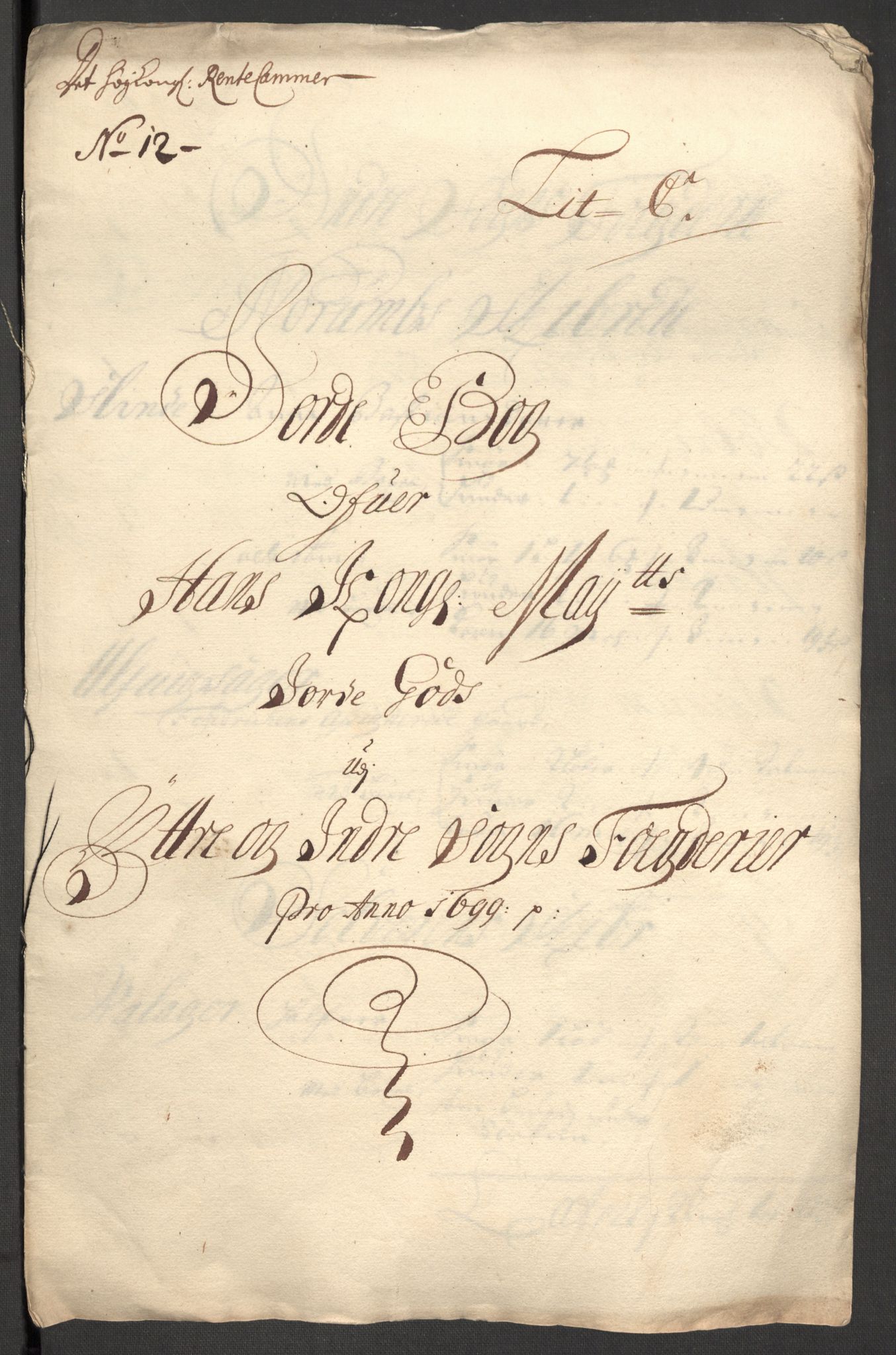 Rentekammeret inntil 1814, Reviderte regnskaper, Fogderegnskap, RA/EA-4092/R52/L3310: Fogderegnskap Sogn, 1698-1699, p. 391