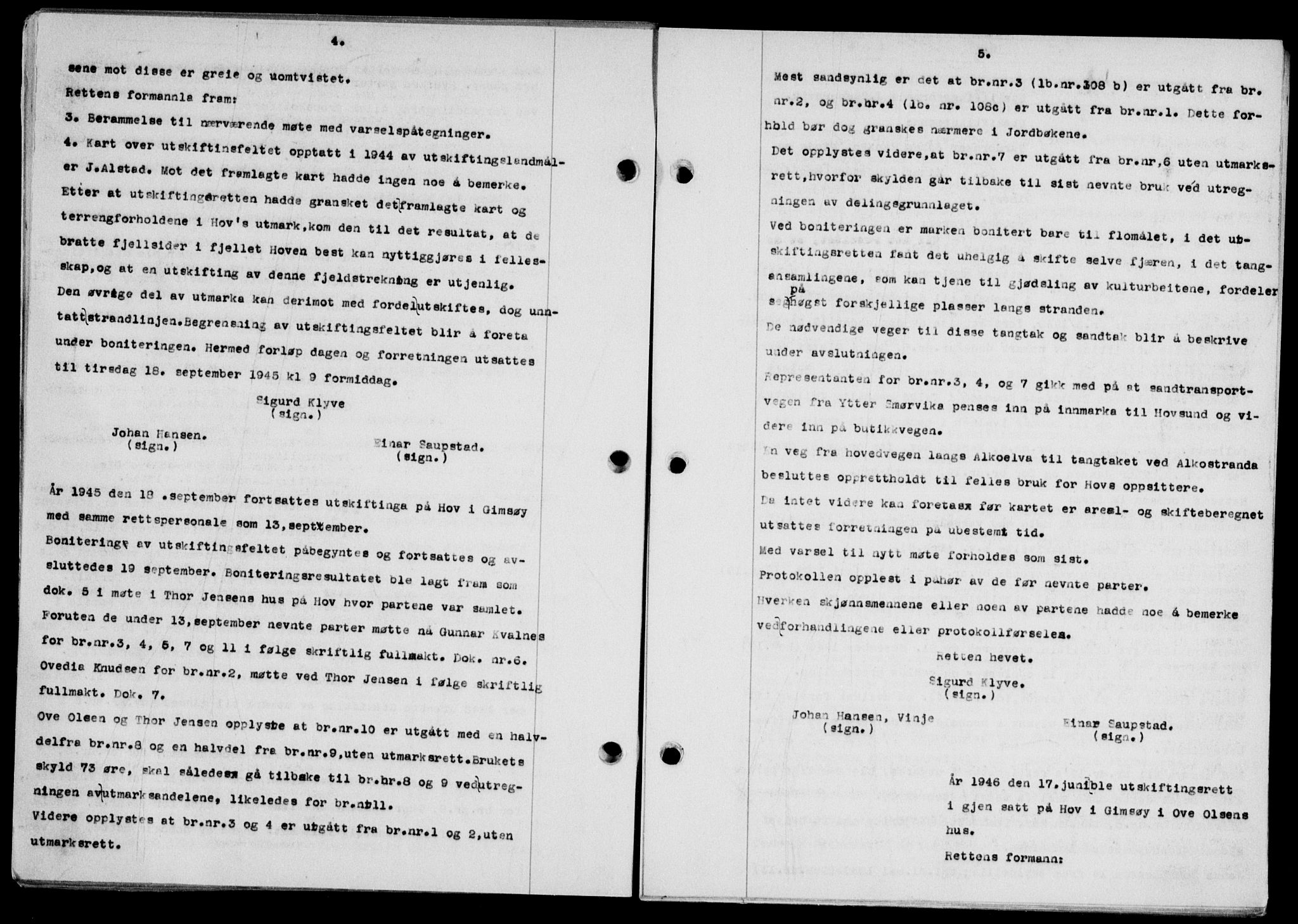 Lofoten sorenskriveri, SAT/A-0017/1/2/2C/L0016a: Mortgage book no. 16a, 1947-1947, Diary no: : 656/1947