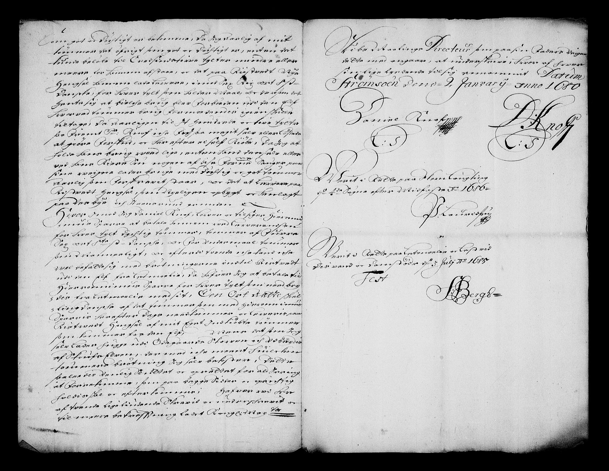 Stattholderembetet 1572-1771, RA/EA-2870/Af/L0002: Avskrifter av vedlegg til originale supplikker, nummerert i samsvar med supplikkbøkene, 1687-1689, p. 14