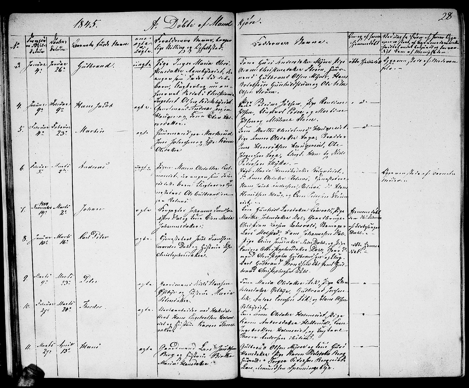 Nittedal prestekontor Kirkebøker, AV/SAO-A-10365a/F/Fa/L0004: Parish register (official) no. I 4, 1836-1849, p. 28