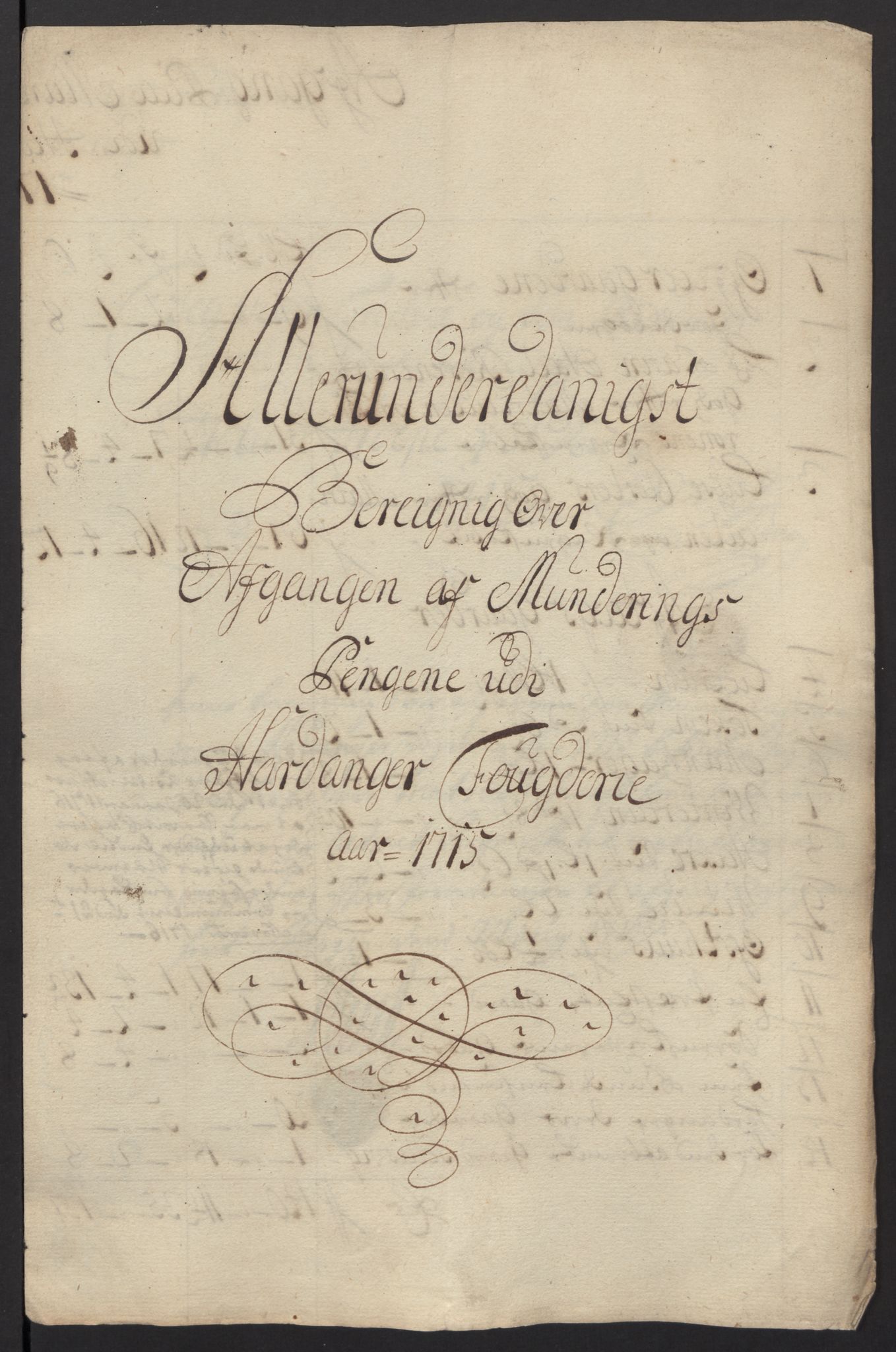 Rentekammeret inntil 1814, Reviderte regnskaper, Fogderegnskap, AV/RA-EA-4092/R48/L2991: Fogderegnskap Sunnhordland og Hardanger, 1715, p. 495
