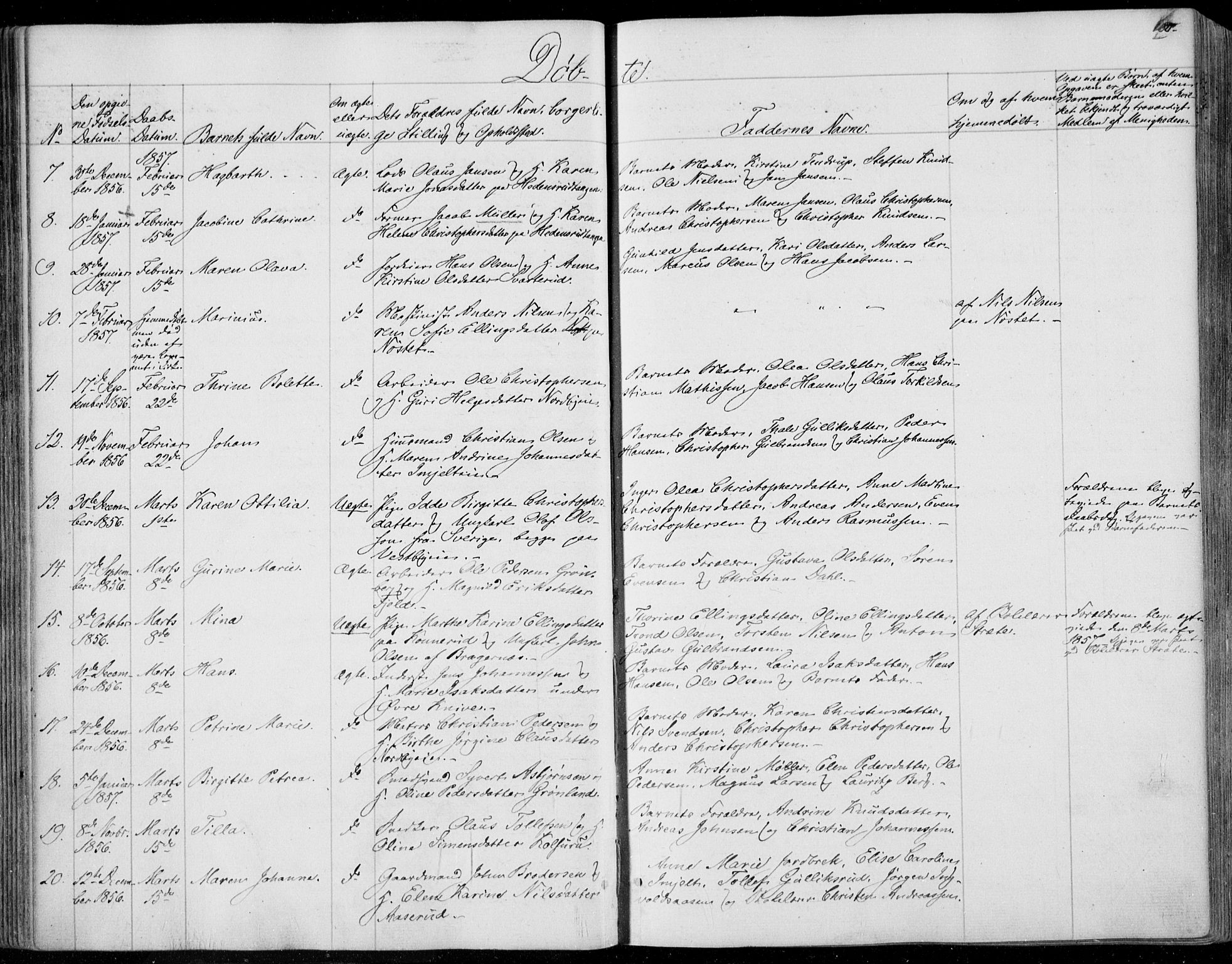 Skoger kirkebøker, SAKO/A-59/F/Fa/L0003: Parish register (official) no. I 3, 1842-1861, p. 100