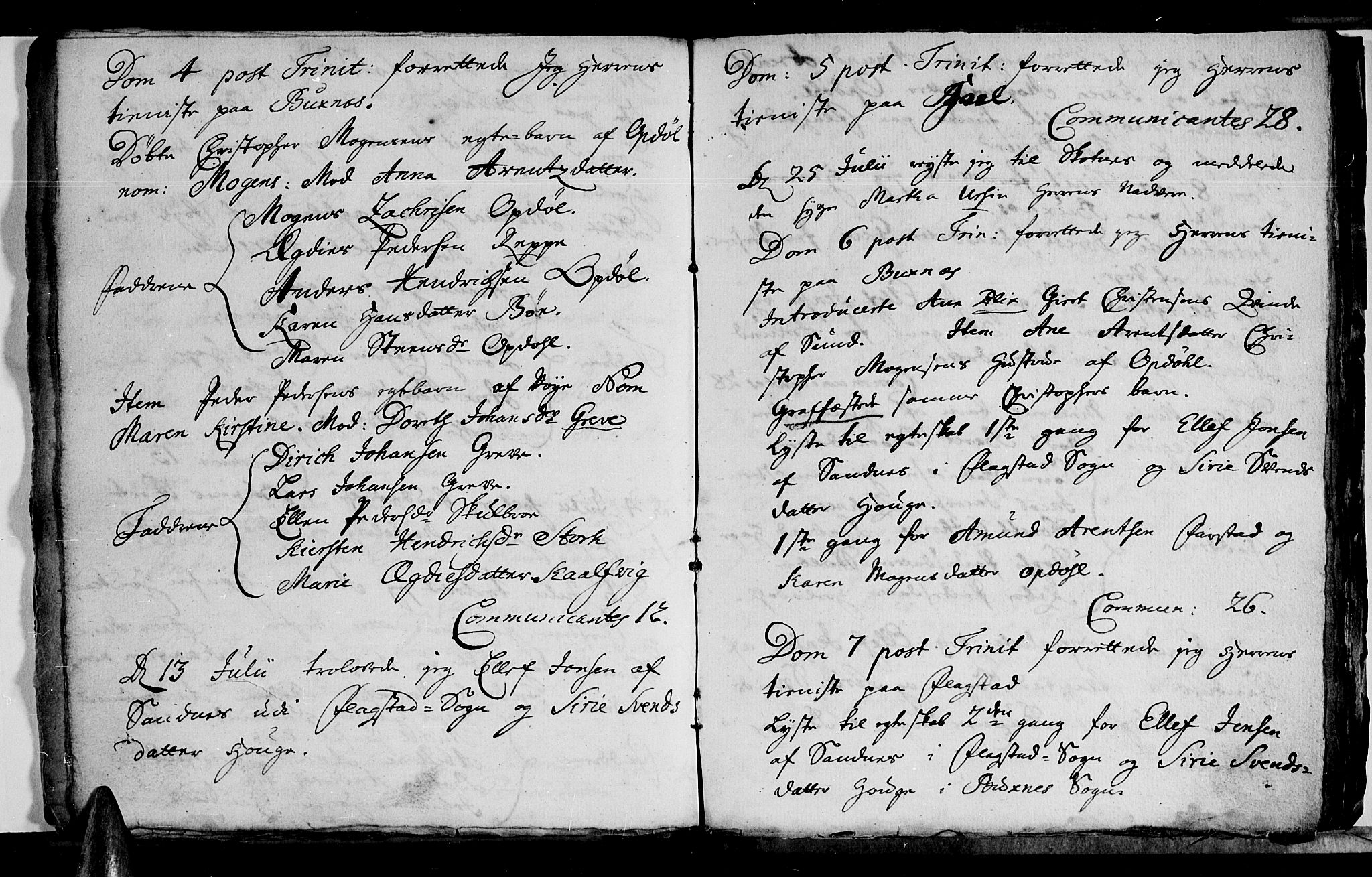 Ministerialprotokoller, klokkerbøker og fødselsregistre - Nordland, AV/SAT-A-1459/881/L1148: Parish register (official) no. 881A01, 1732-1744