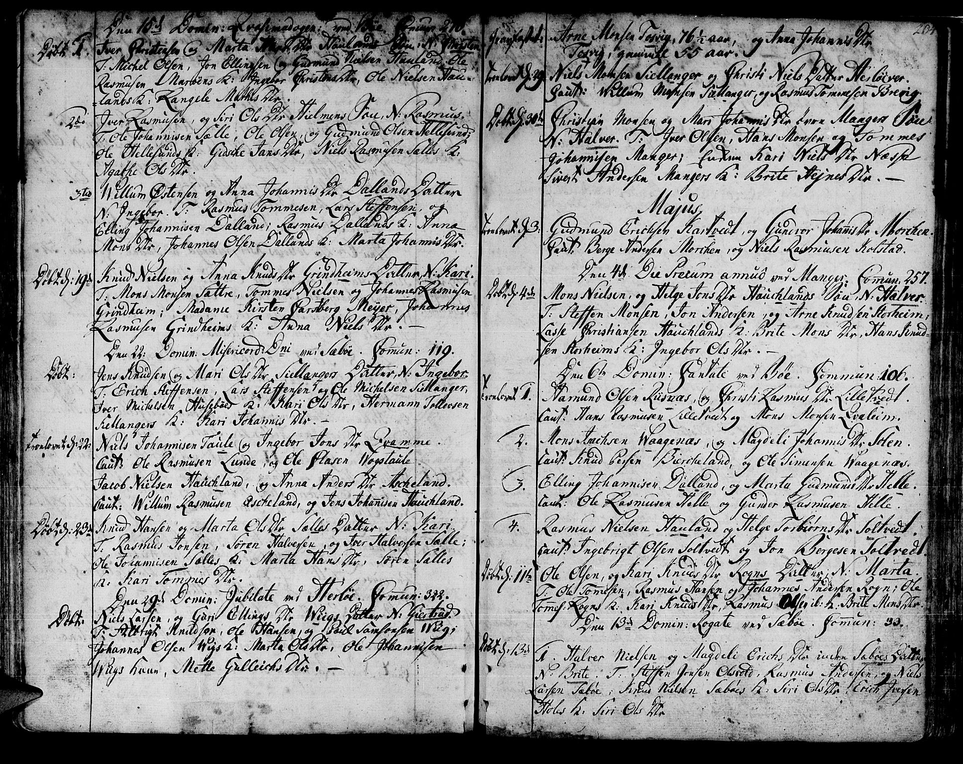 Manger sokneprestembete, SAB/A-76801/H/Haa: Parish register (official) no. A 1, 1759-1791, p. 204