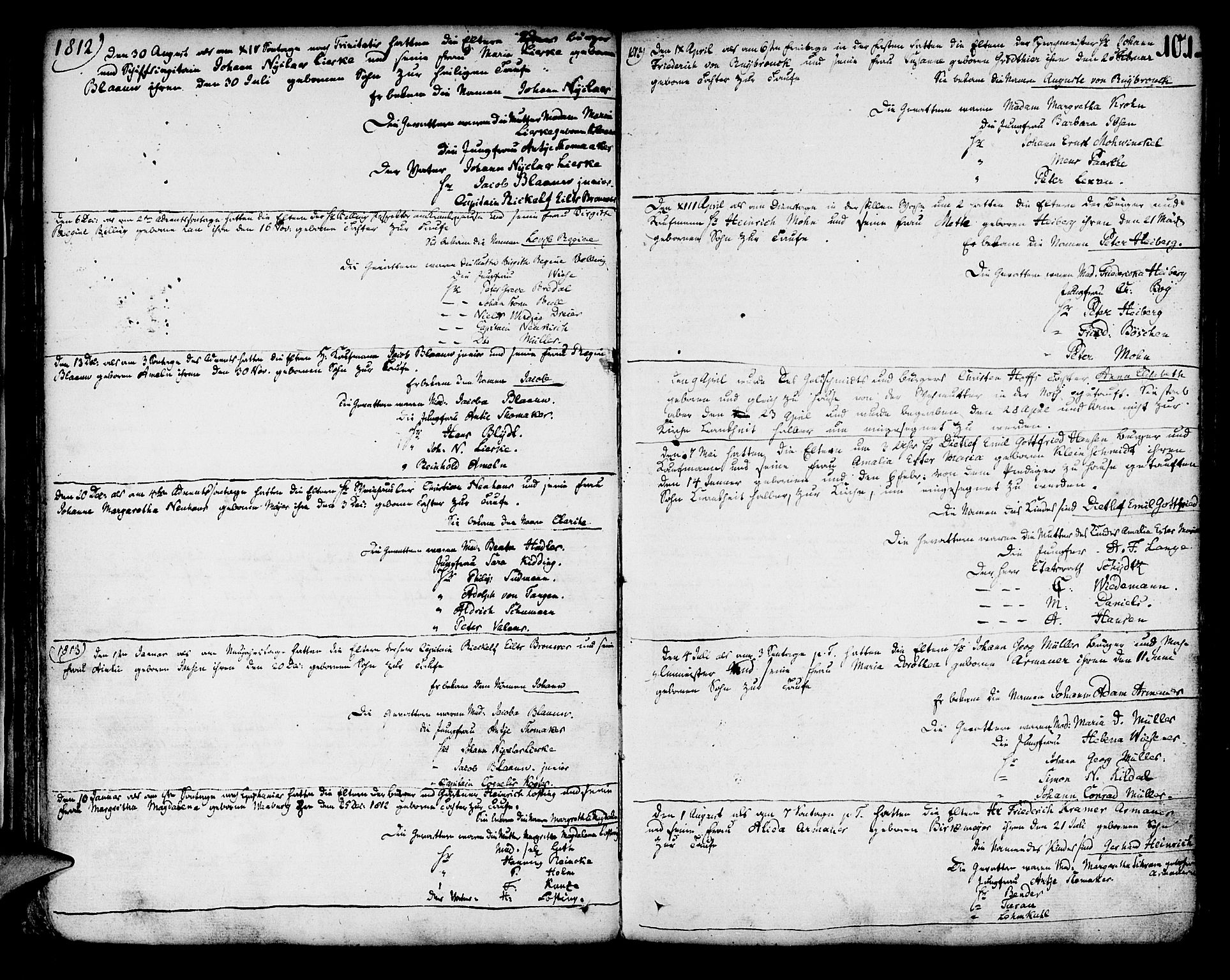 Mariakirken Sokneprestembete, SAB/A-76901/H/Haa/L0003: Parish register (official) no. A 3, 1786-1815, p. 101