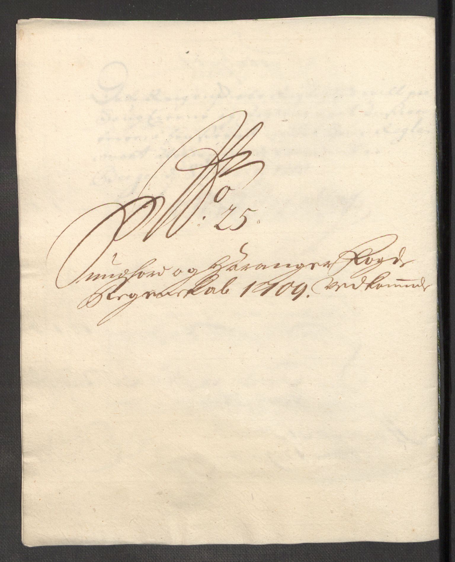 Rentekammeret inntil 1814, Reviderte regnskaper, Fogderegnskap, AV/RA-EA-4092/R48/L2986: Fogderegnskap Sunnhordland og Hardanger, 1709-1710, p. 207