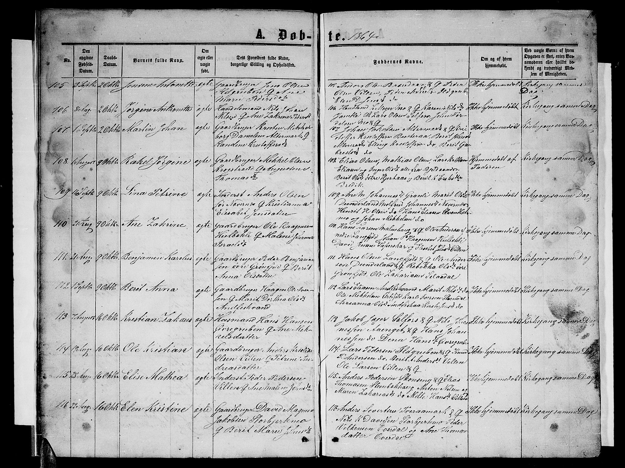 Ministerialprotokoller, klokkerbøker og fødselsregistre - Nordland, SAT/A-1459/827/L0415: Parish register (copy) no. 827C04, 1864-1886, p. 10
