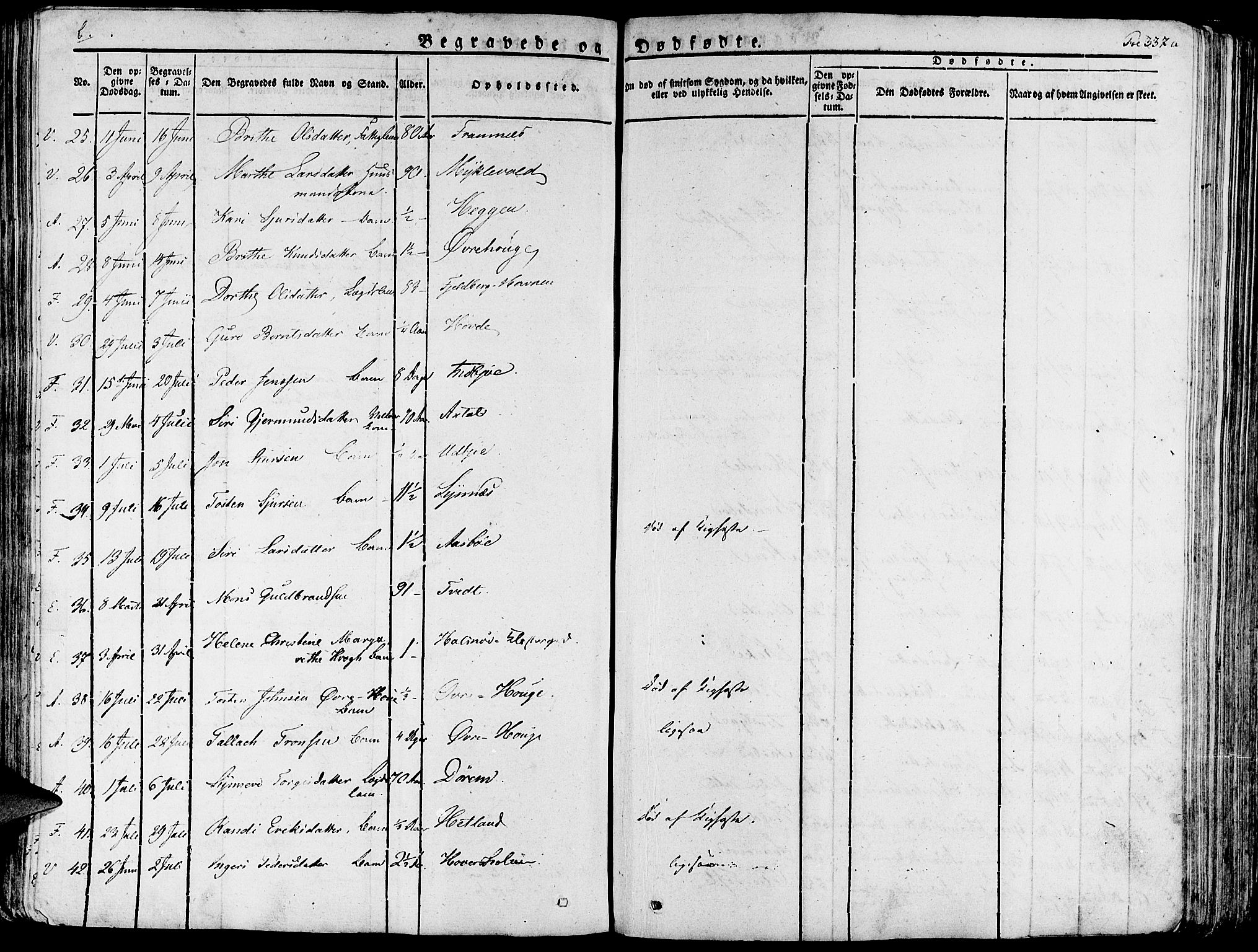 Fjelberg sokneprestembete, AV/SAB-A-75201/H/Haa: Parish register (official) no. A 5, 1822-1834, p. 337