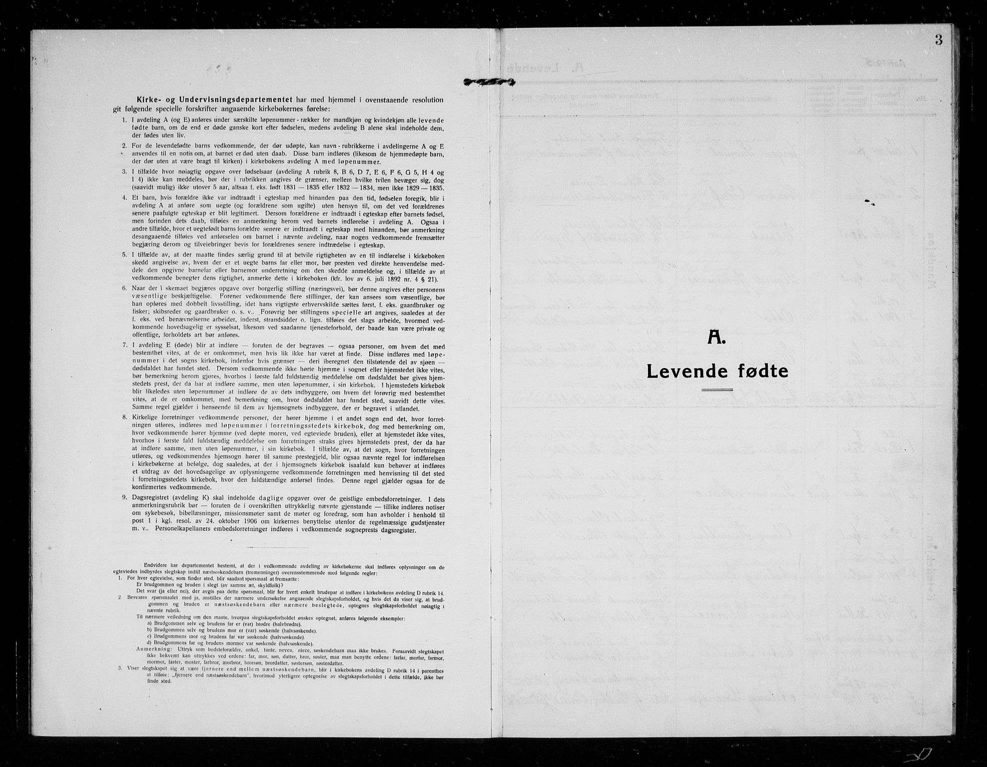 Eidsberg prestekontor Kirkebøker, SAO/A-10905/G/Gb/L0002: Parish register (copy) no. II 2, 1915-1927, p. 3