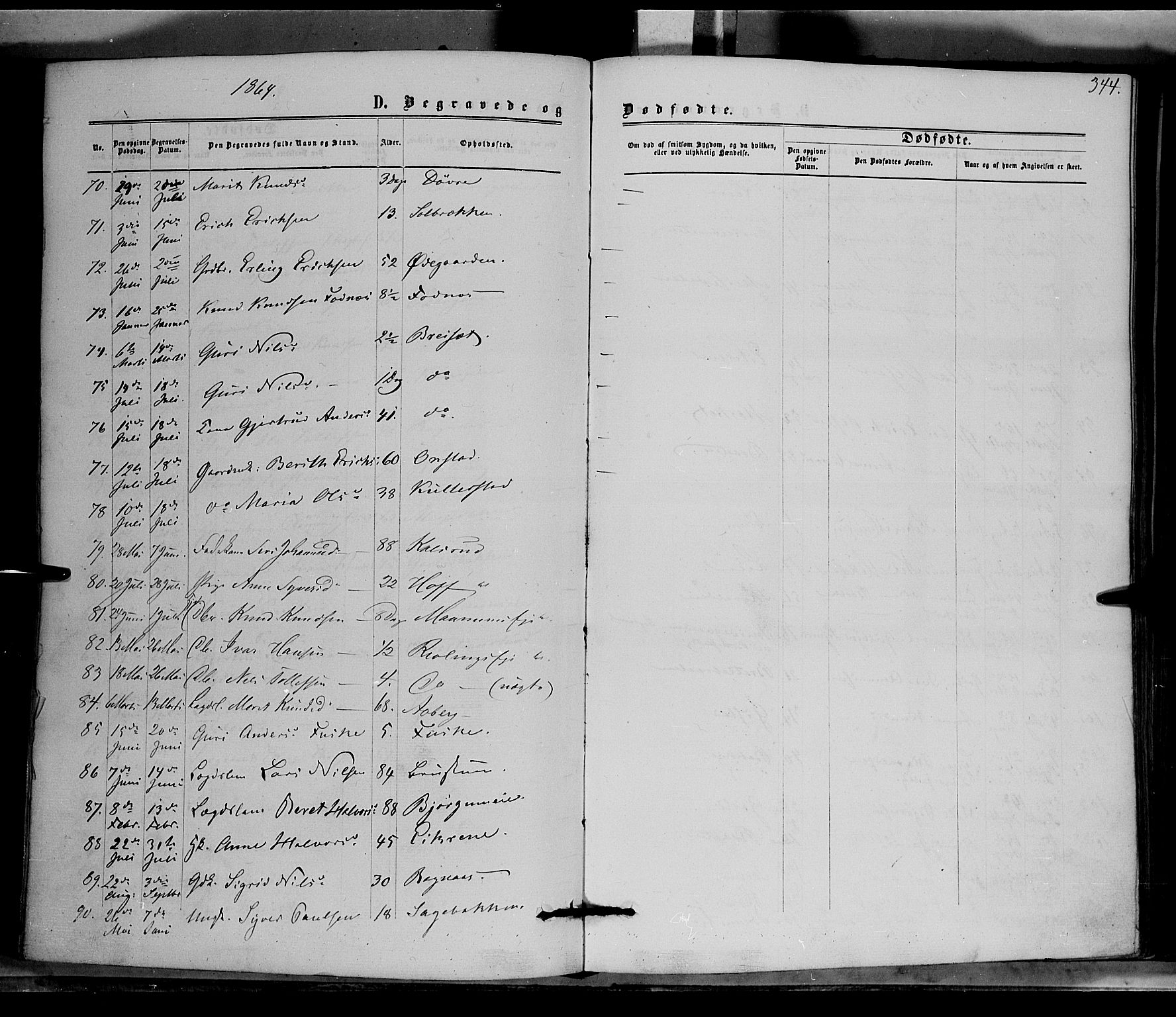 Nord-Aurdal prestekontor, AV/SAH-PREST-132/H/Ha/Haa/L0008: Parish register (official) no. 8, 1863-1875, p. 344