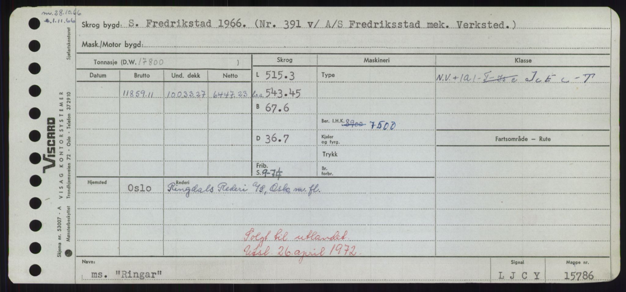 Sjøfartsdirektoratet med forløpere, Skipsmålingen, RA/S-1627/H/Hd/L0030: Fartøy, Q-Riv, p. 549