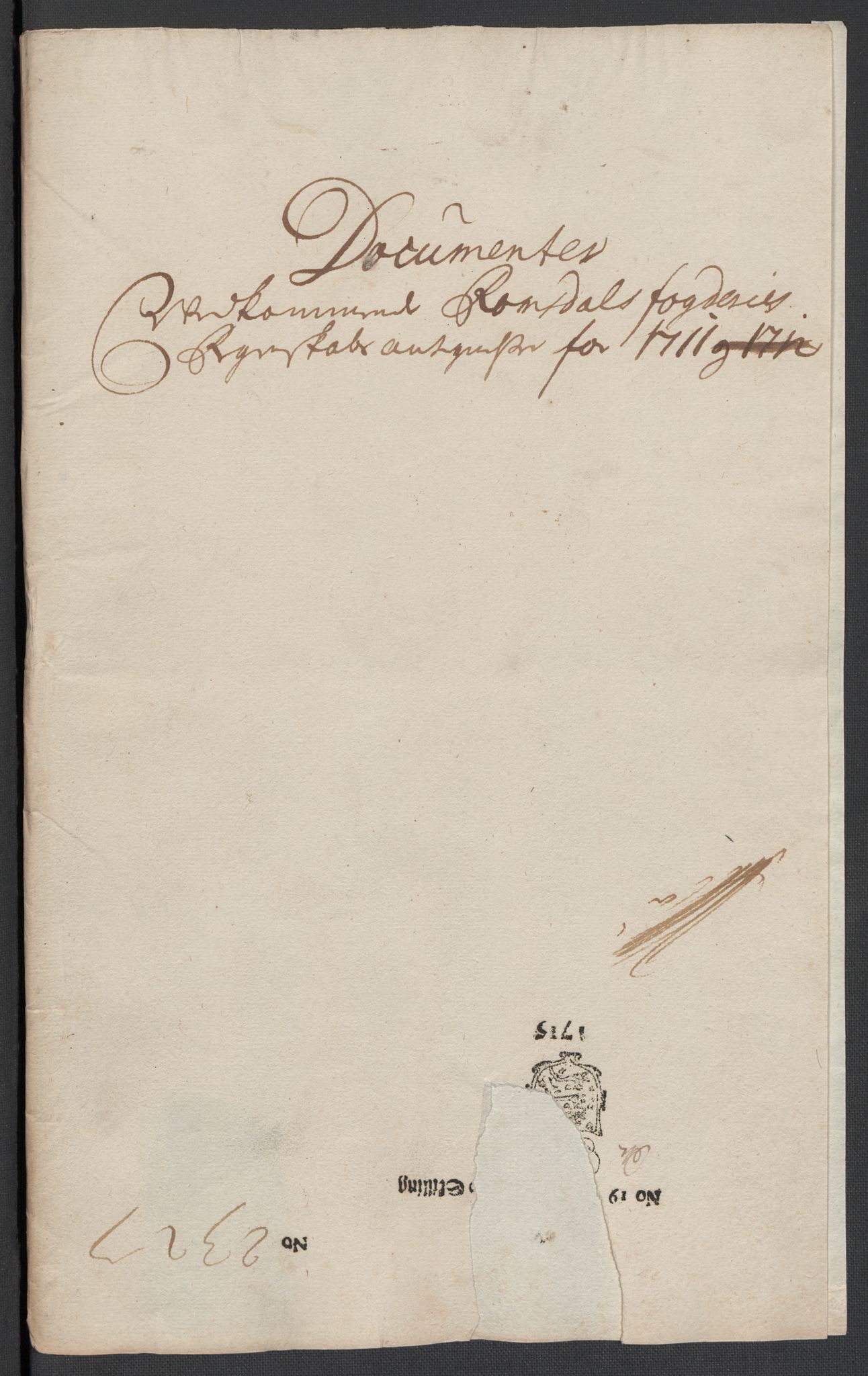 Rentekammeret inntil 1814, Reviderte regnskaper, Fogderegnskap, AV/RA-EA-4092/R55/L3660: Fogderegnskap Romsdal, 1711, p. 462