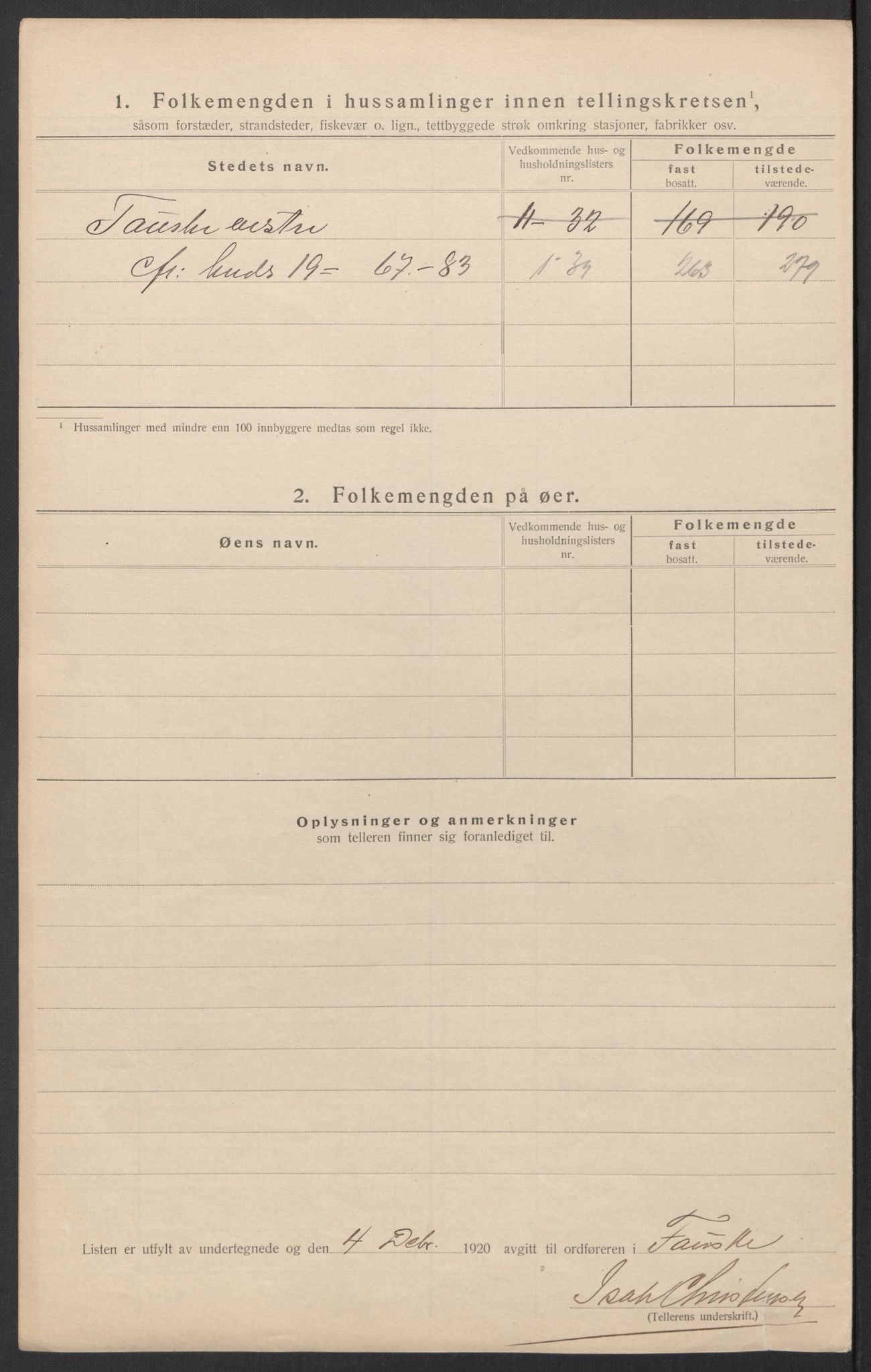 SAT, 1920 census for Fauske, 1920, p. 59
