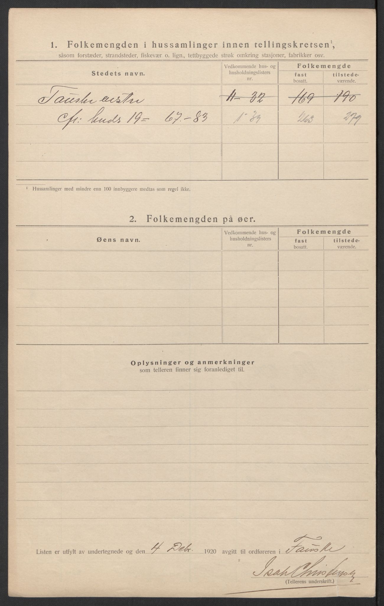 SAT, 1920 census for Fauske, 1920, p. 59