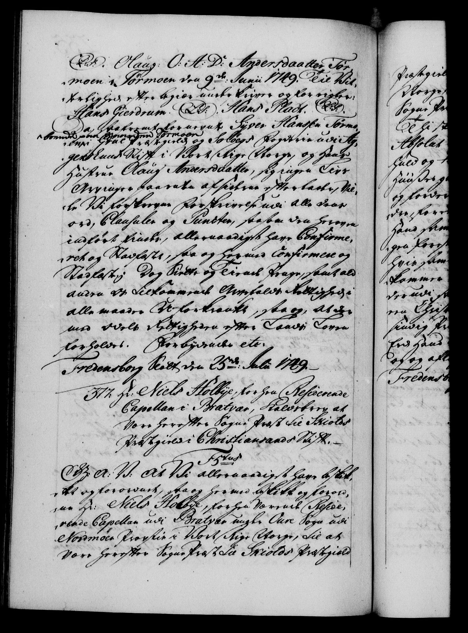 Danske Kanselli 1572-1799, AV/RA-EA-3023/F/Fc/Fca/Fcaa/L0036: Norske registre, 1749-1750, p. 235b