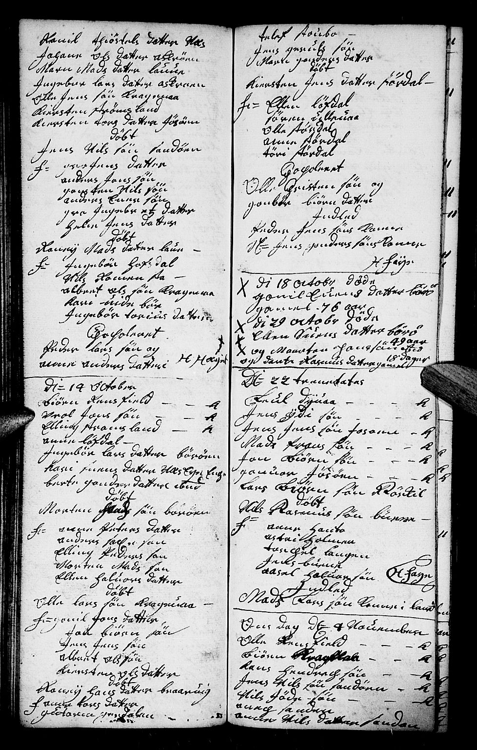 Dypvåg sokneprestkontor, SAK/1111-0007/F/Fb/Fba/L0005: Parish register (copy) no. B 5, 1732-1746, p. 102