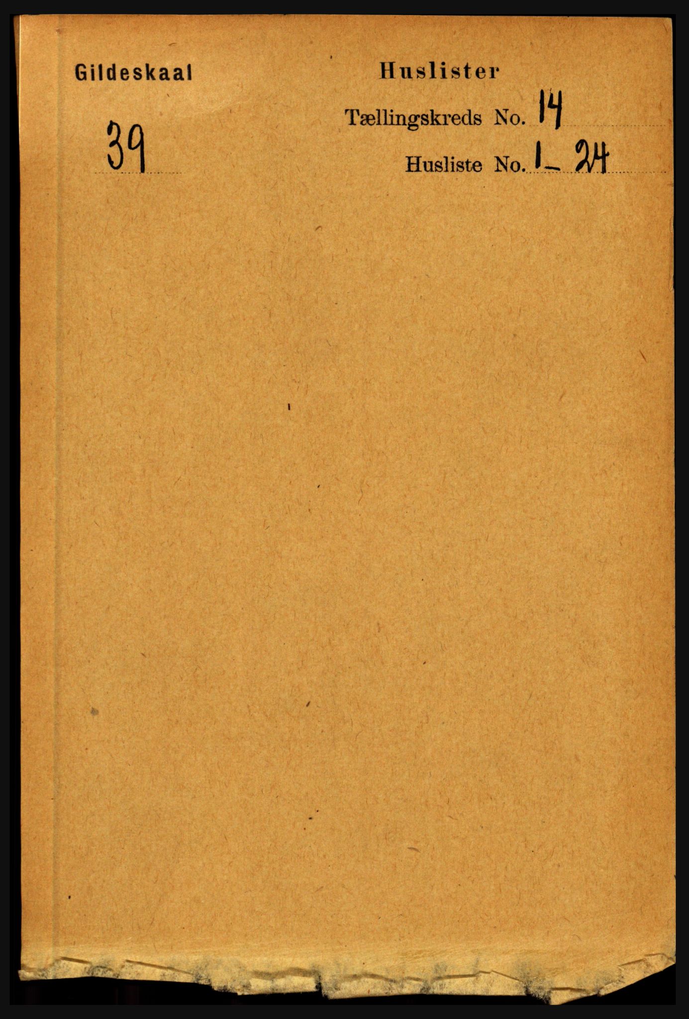 RA, 1891 census for 1838 Gildeskål, 1891, p. 4298