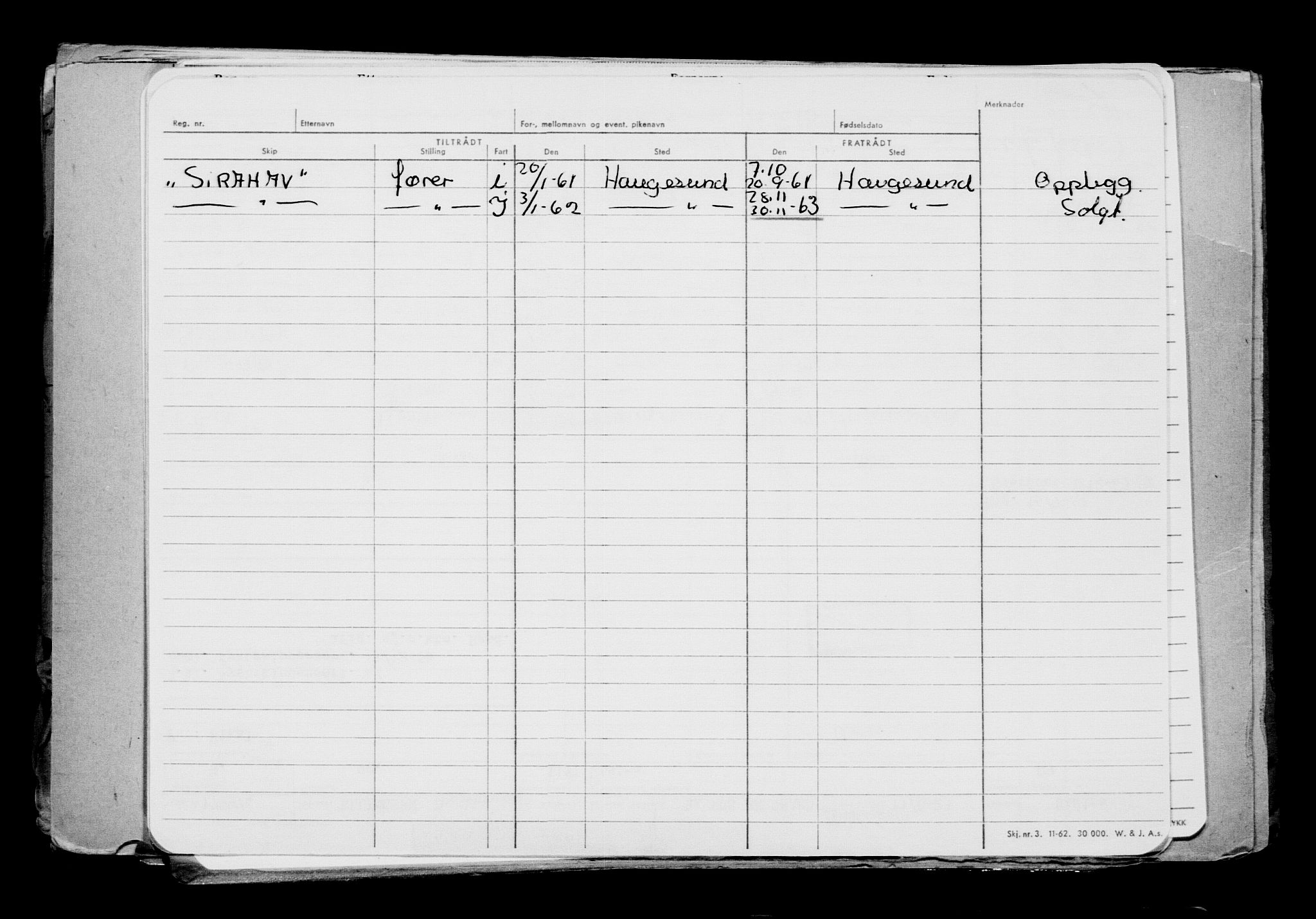 Direktoratet for sjømenn, AV/RA-S-3545/G/Gb/L0220: Hovedkort, 1923, p. 4