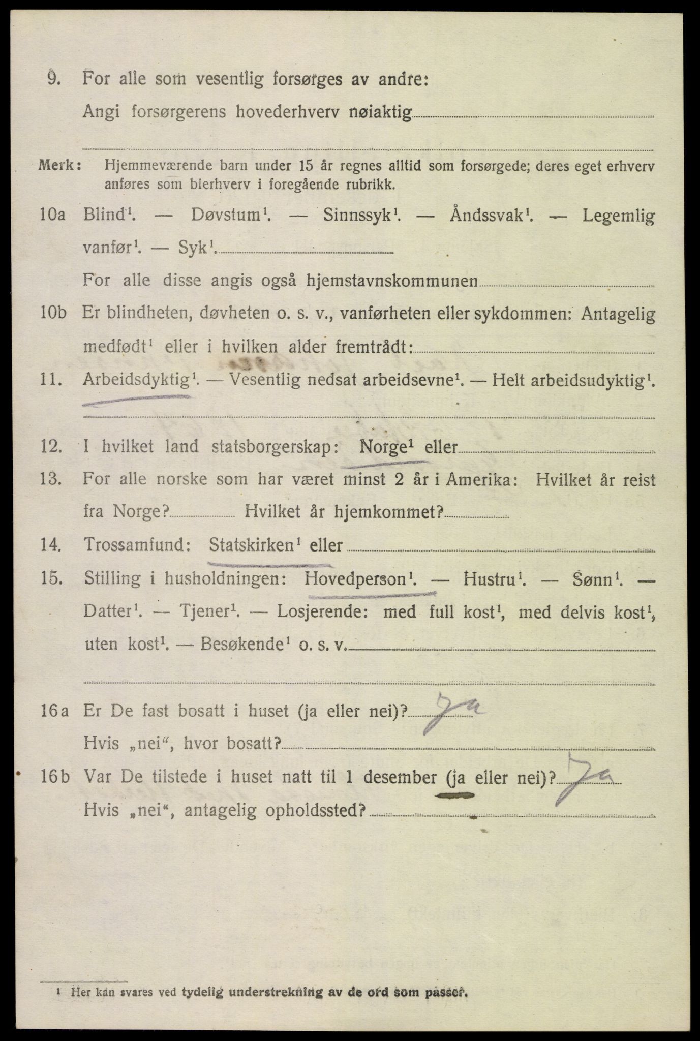 SAK, 1920 census for Hisøy, 1920, p. 2779