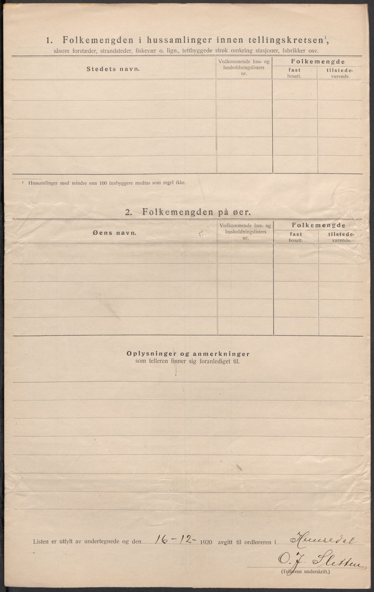 SAKO, 1920 census for Hemsedal, 1920, p. 25