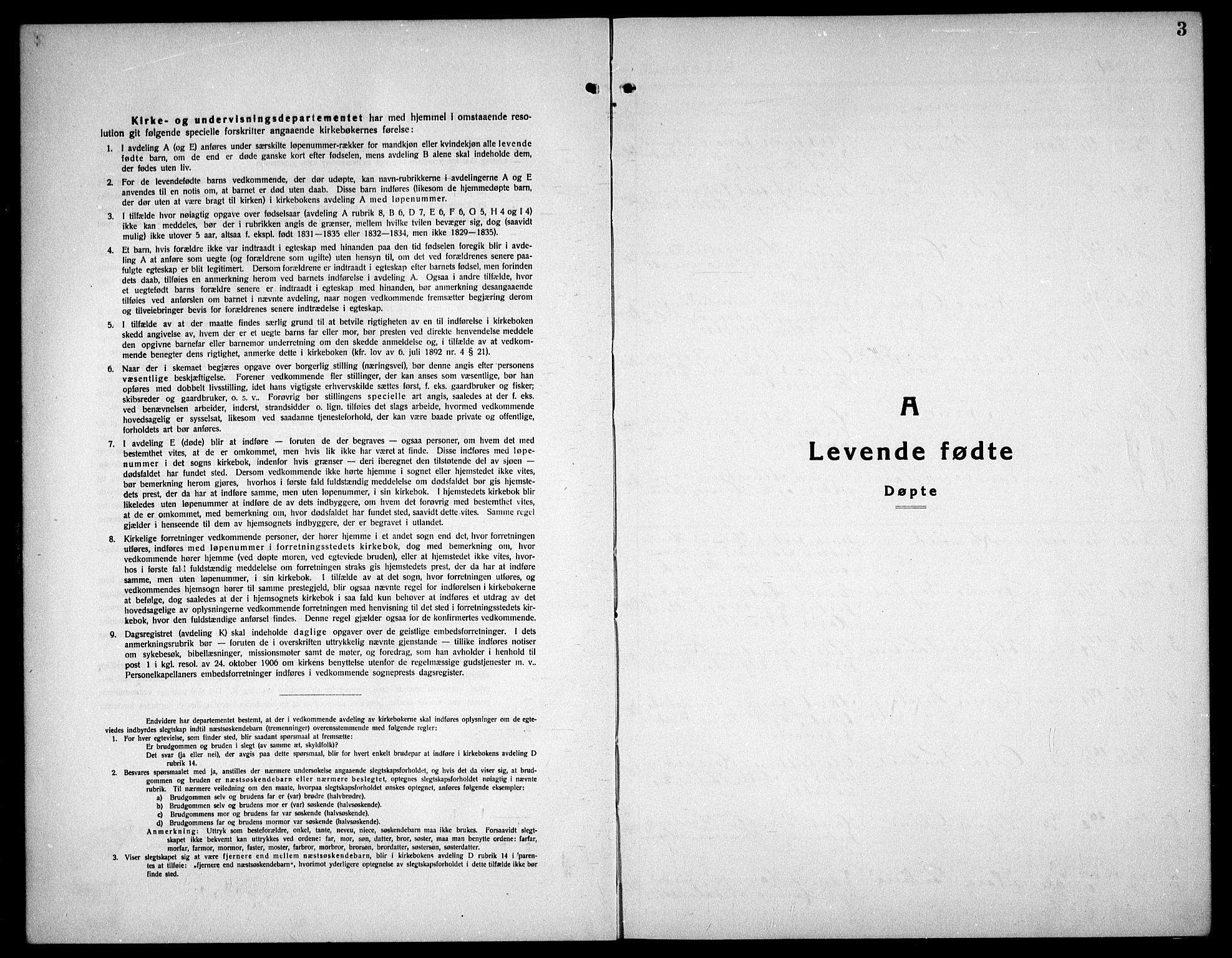 Ministerialprotokoller, klokkerbøker og fødselsregistre - Sør-Trøndelag, AV/SAT-A-1456/656/L0696: Parish register (copy) no. 656C02, 1921-1937, p. 3