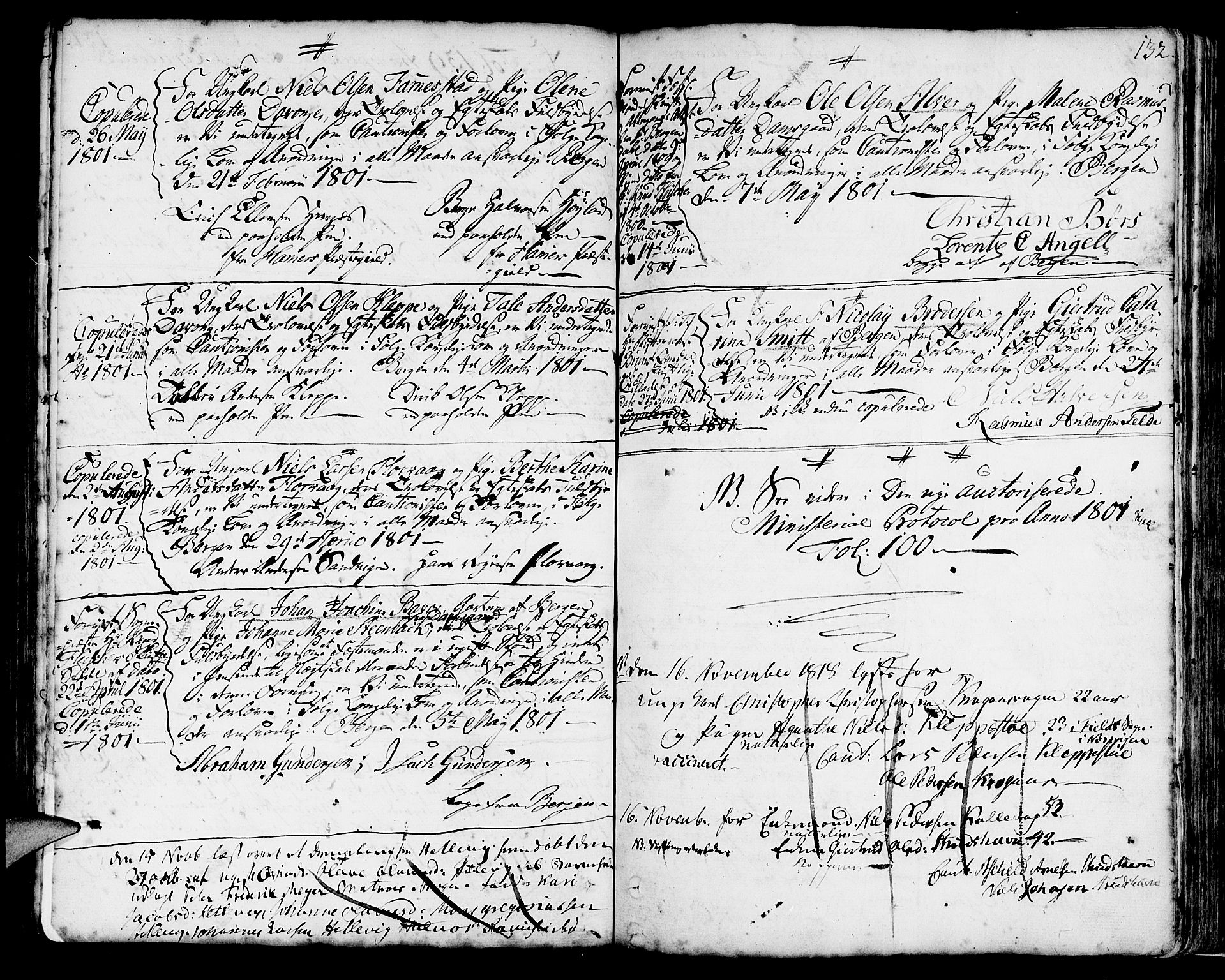 Askøy Sokneprestembete, AV/SAB-A-74101/H/Ha/Haa/Haaa/L0001: Parish register (official) no. A 1, 1742-1818, p. 132