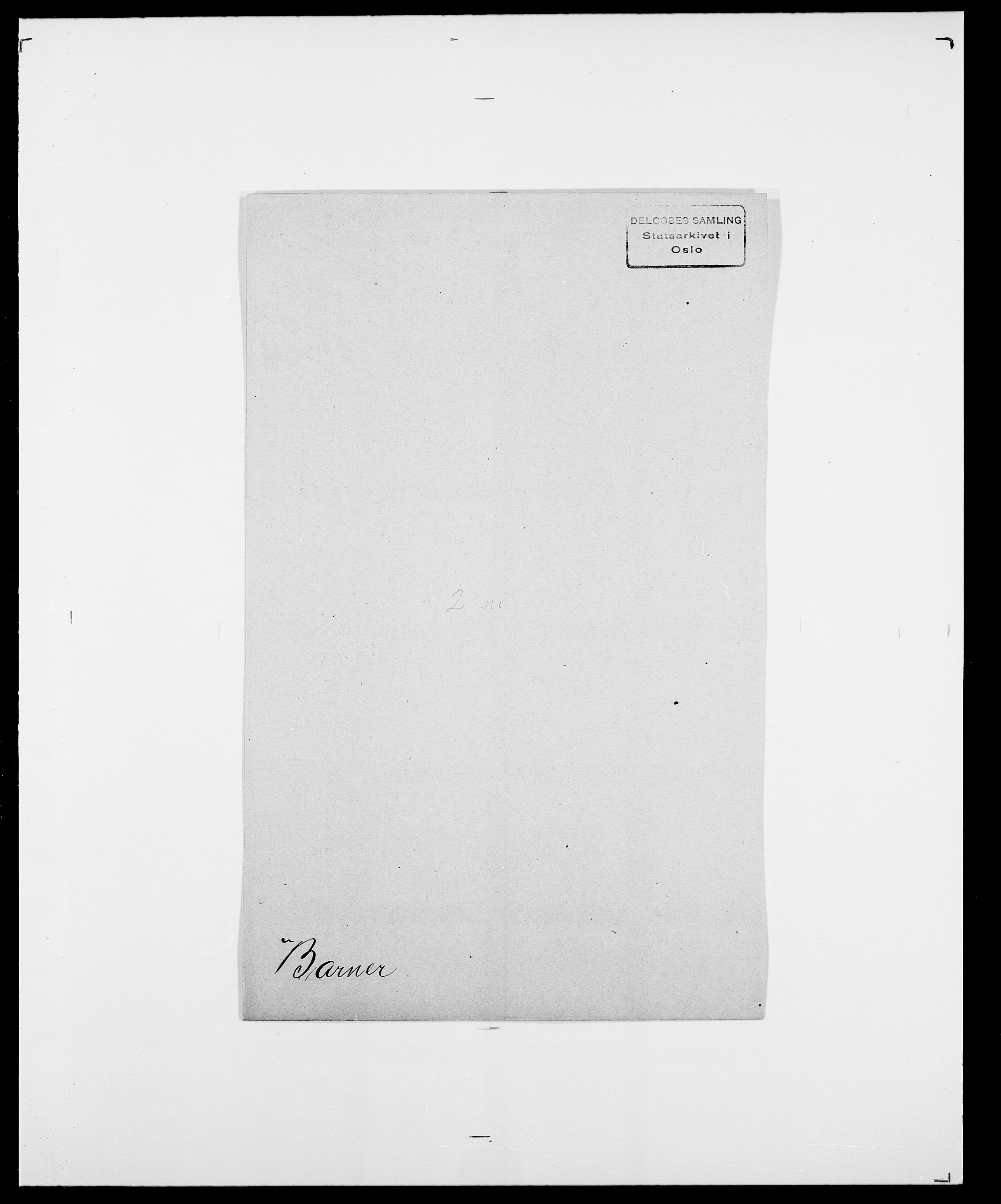 Delgobe, Charles Antoine - samling, SAO/PAO-0038/D/Da/L0003: Barca - Bergen, p. 349