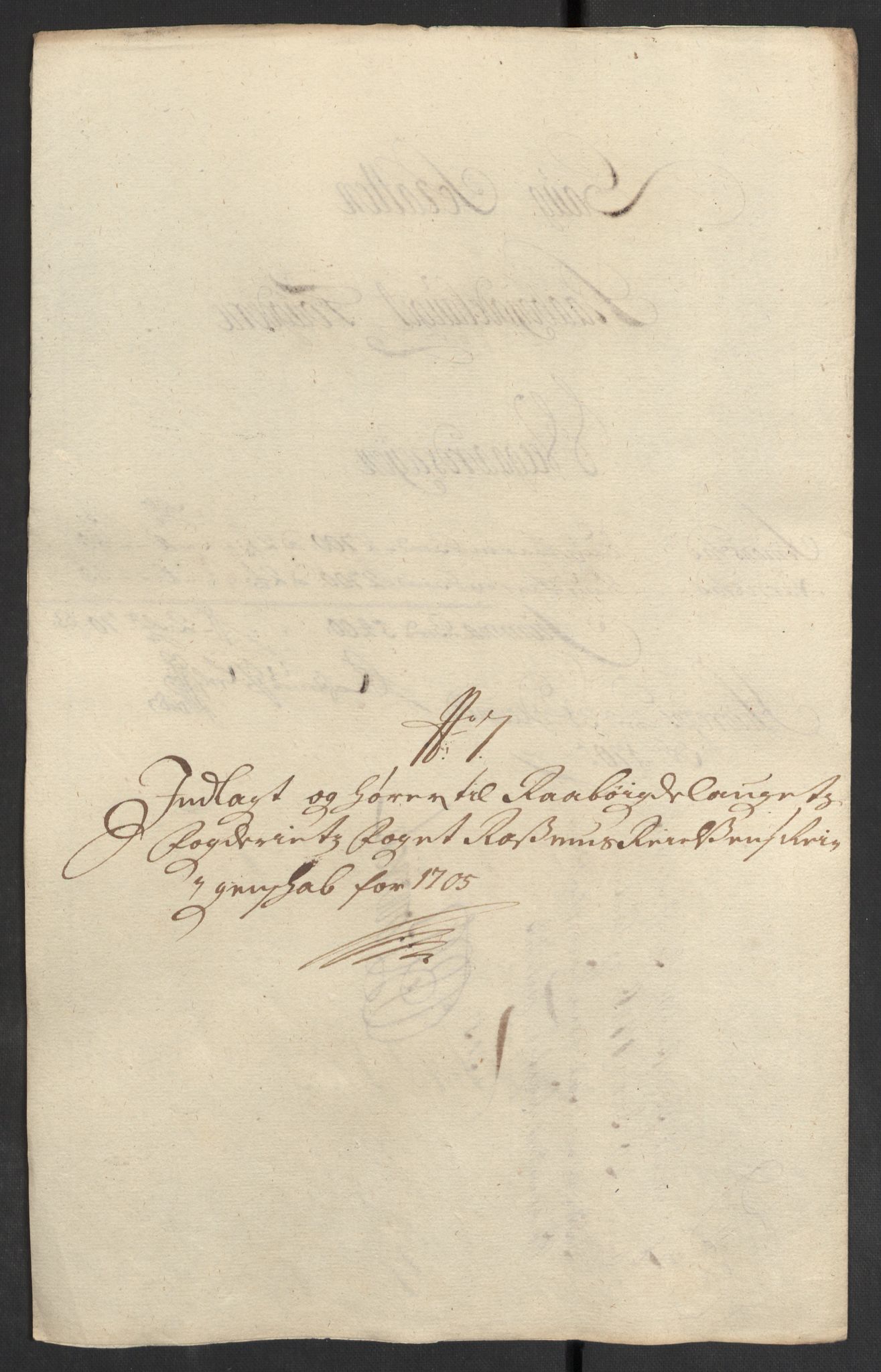 Rentekammeret inntil 1814, Reviderte regnskaper, Fogderegnskap, AV/RA-EA-4092/R40/L2447: Fogderegnskap Råbyggelag, 1703-1705, p. 391