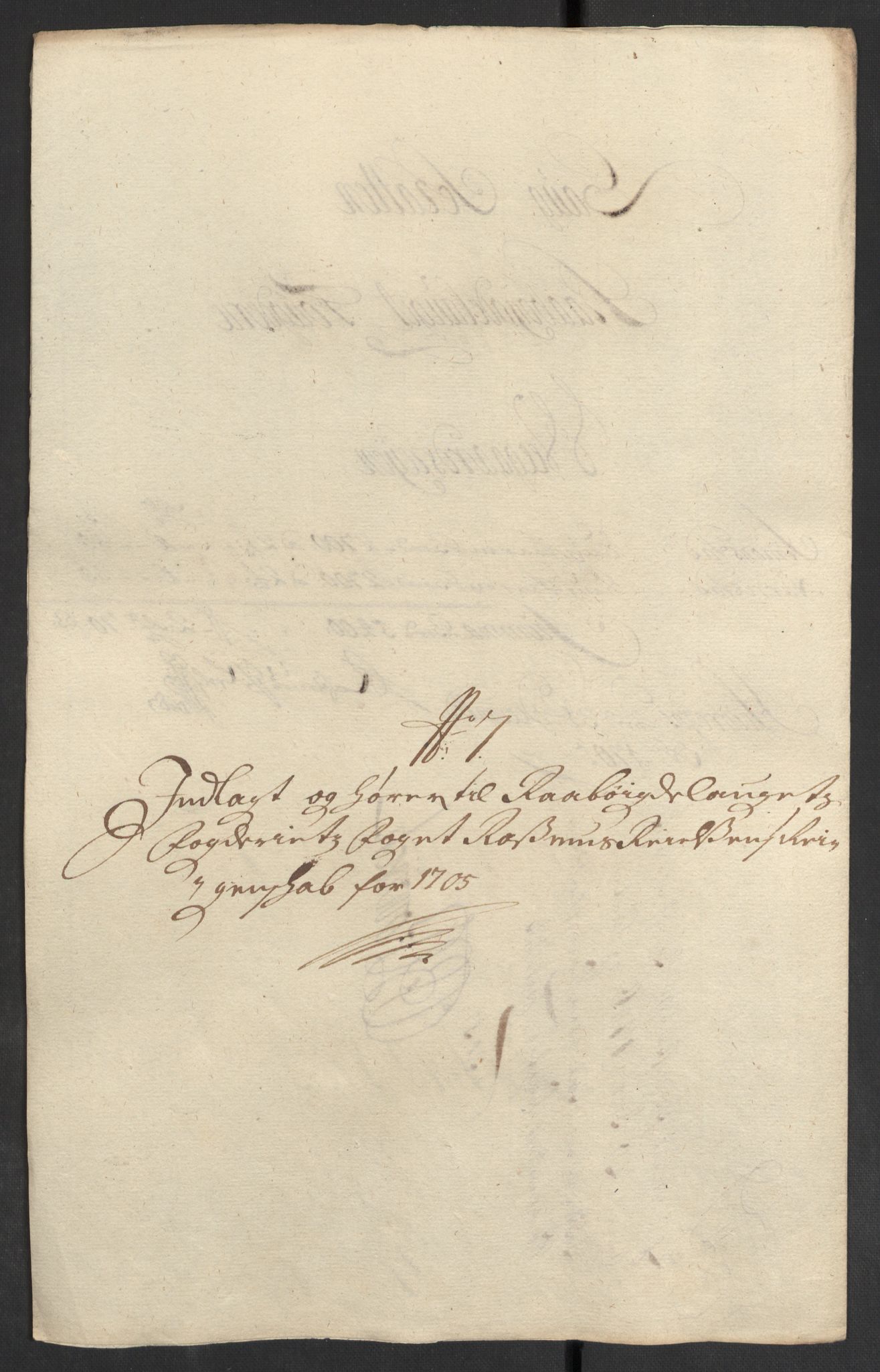 Rentekammeret inntil 1814, Reviderte regnskaper, Fogderegnskap, RA/EA-4092/R40/L2447: Fogderegnskap Råbyggelag, 1703-1705, p. 391