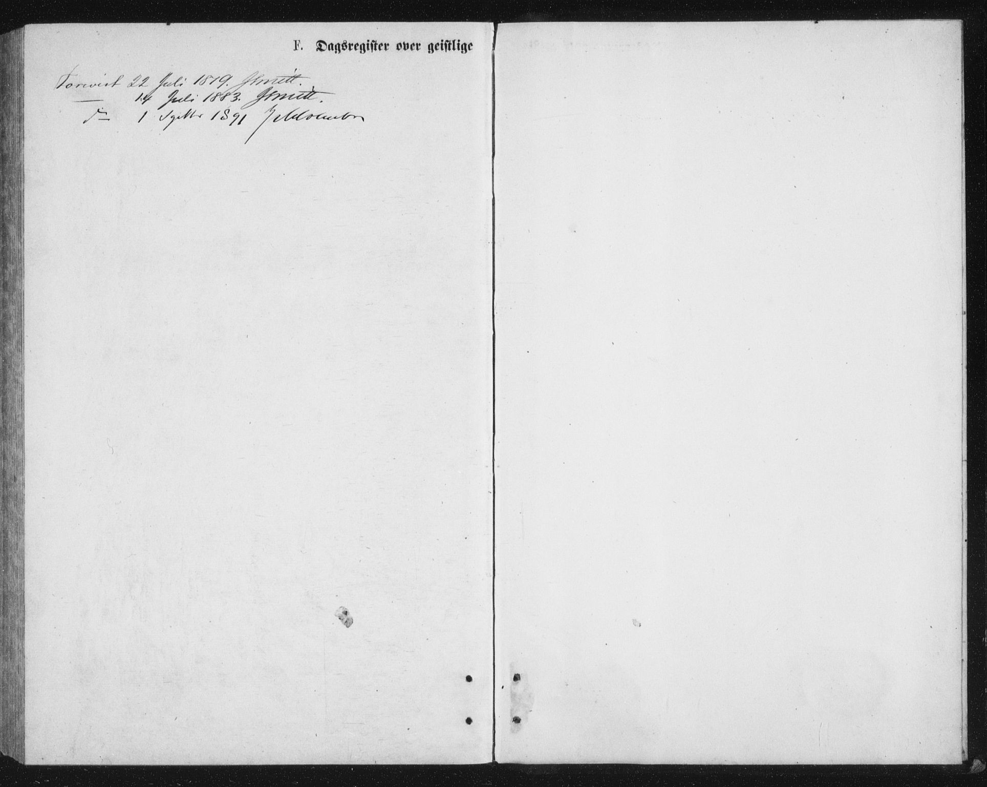 Tranøy sokneprestkontor, SATØ/S-1313/I/Ia/Iab/L0013klokker: Parish register (copy) no. 13, 1874-1896