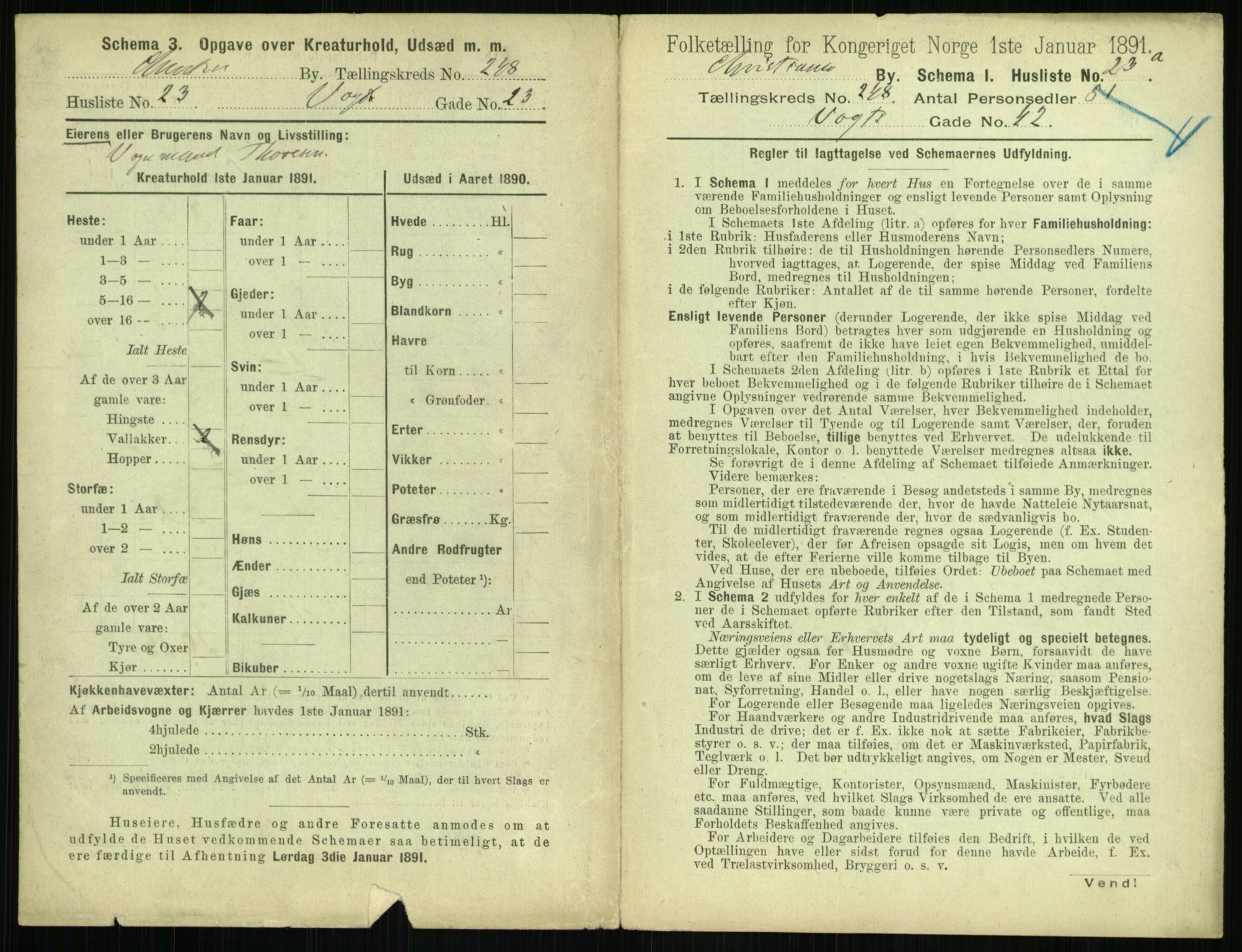 RA, 1891 census for 0301 Kristiania, 1891, p. 151142