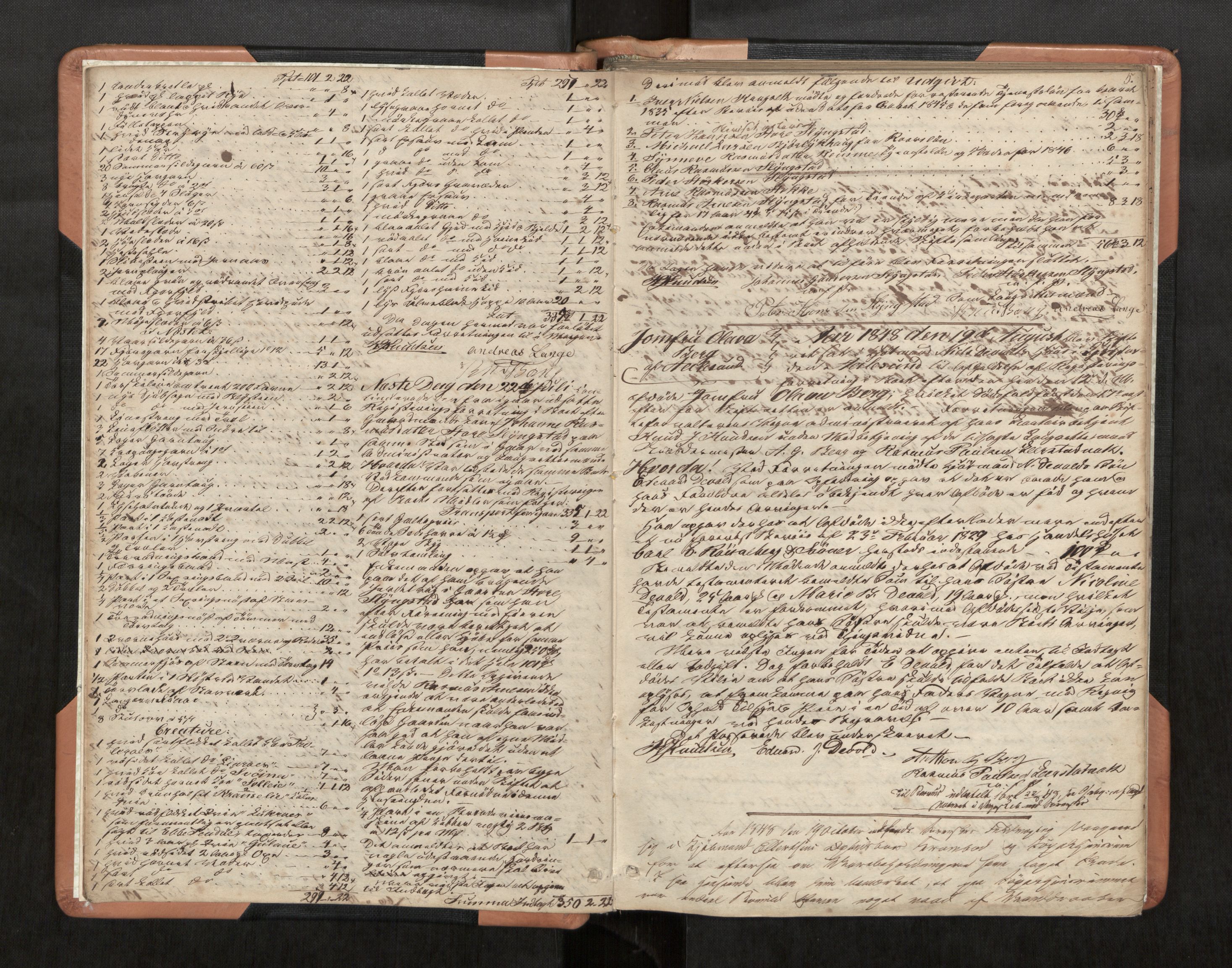 Ålesund byfogd, AV/SAT-A-4384/0001/03/03C/L0001: Registreringsprotokoll, 1848-1868, p. 5