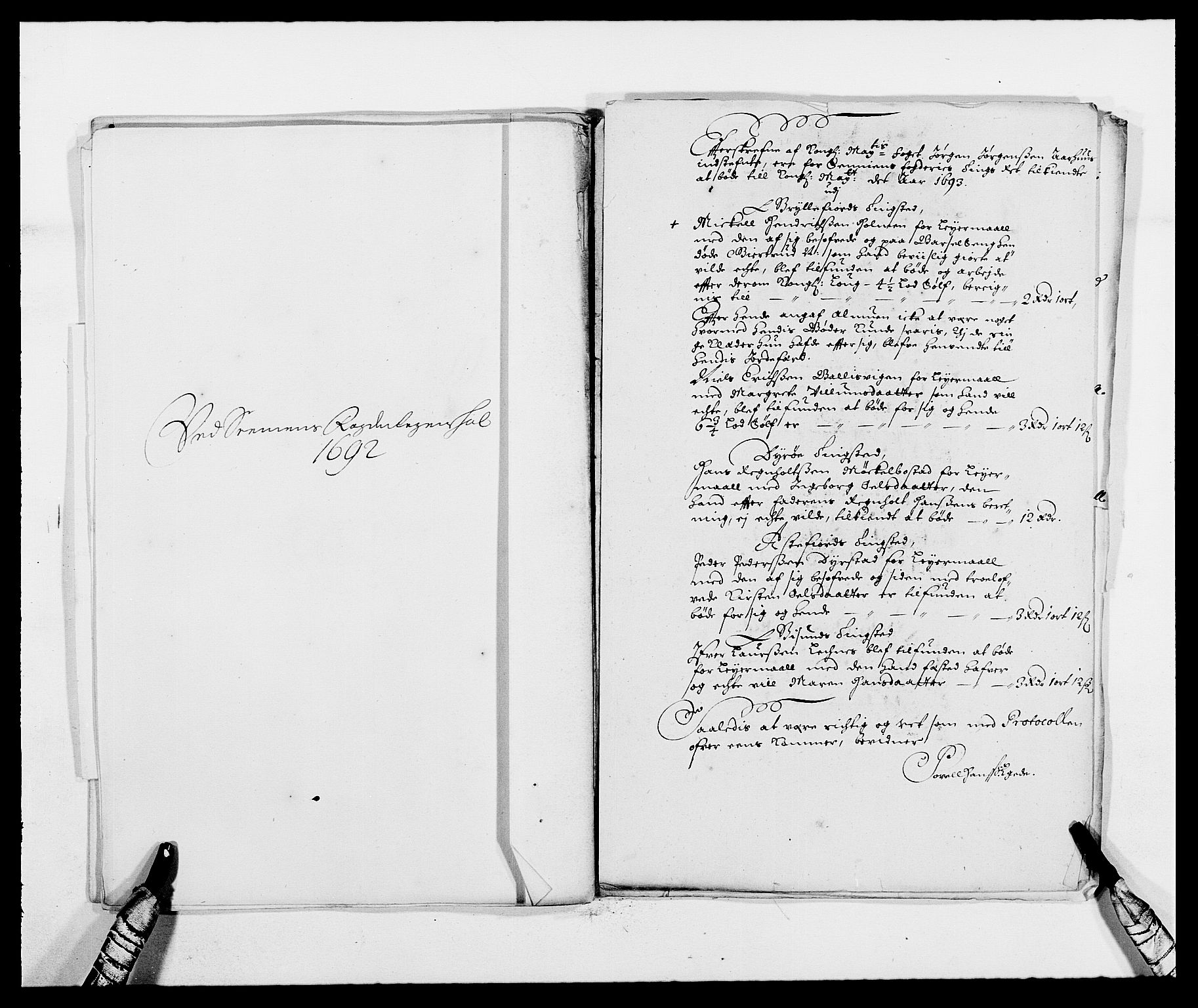 Rentekammeret inntil 1814, Reviderte regnskaper, Fogderegnskap, AV/RA-EA-4092/R68/L4752: Fogderegnskap Senja og Troms, 1691-1693, p. 227