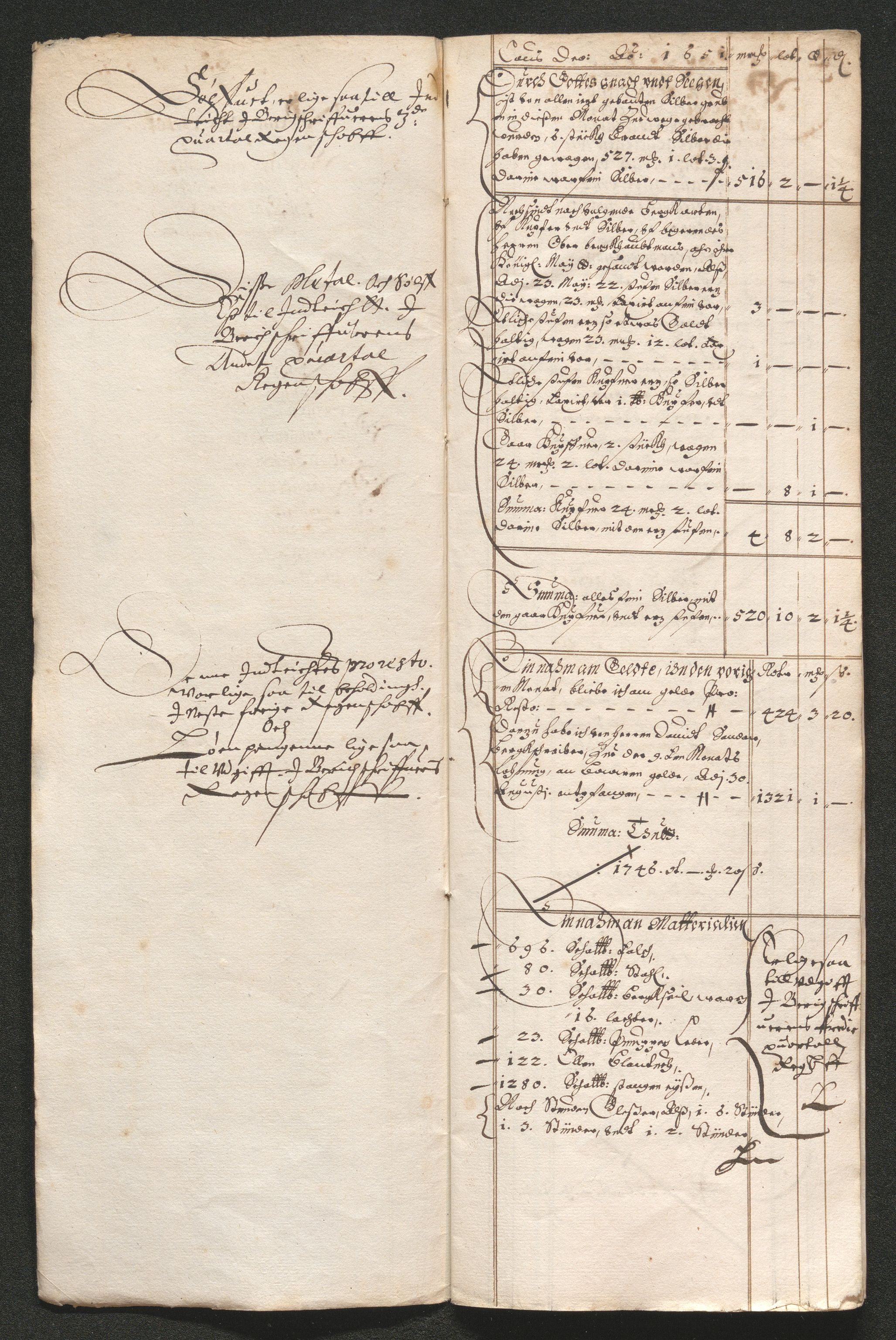 Kongsberg Sølvverk 1623-1816, AV/SAKO-EA-3135/001/D/Dc/Dcd/L0034: Utgiftsregnskap for gruver m.m. , 1651-1659, p. 103