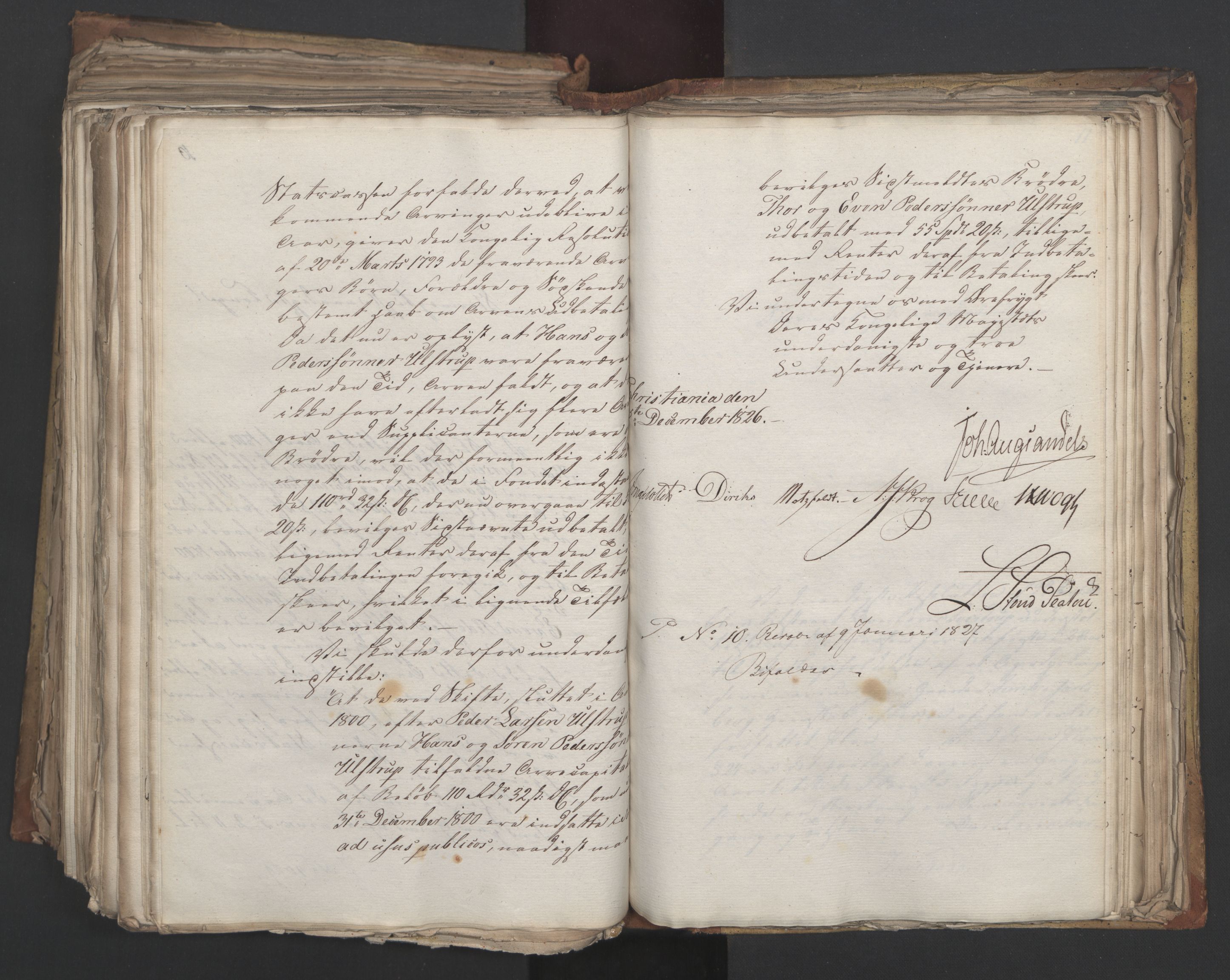 Statsrådsavdelingen i Stockholm, RA/S-1003/D/Da/L0049: Regjeringsinnstillinger nr. 3860-4086, 1826, p. 403