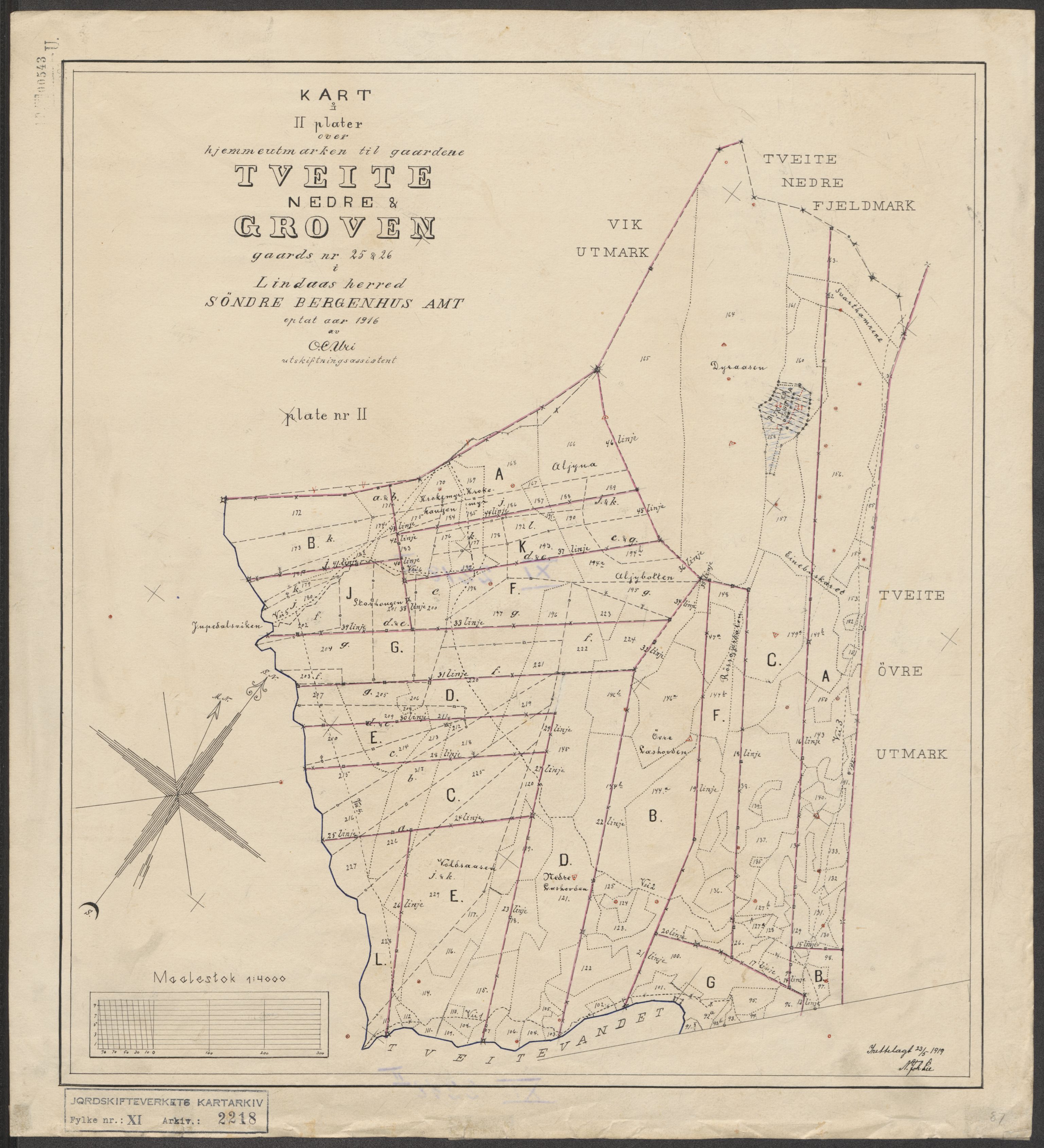 Jordskifteverkets kartarkiv, AV/RA-S-3929/T, 1859-1988, p. 2477
