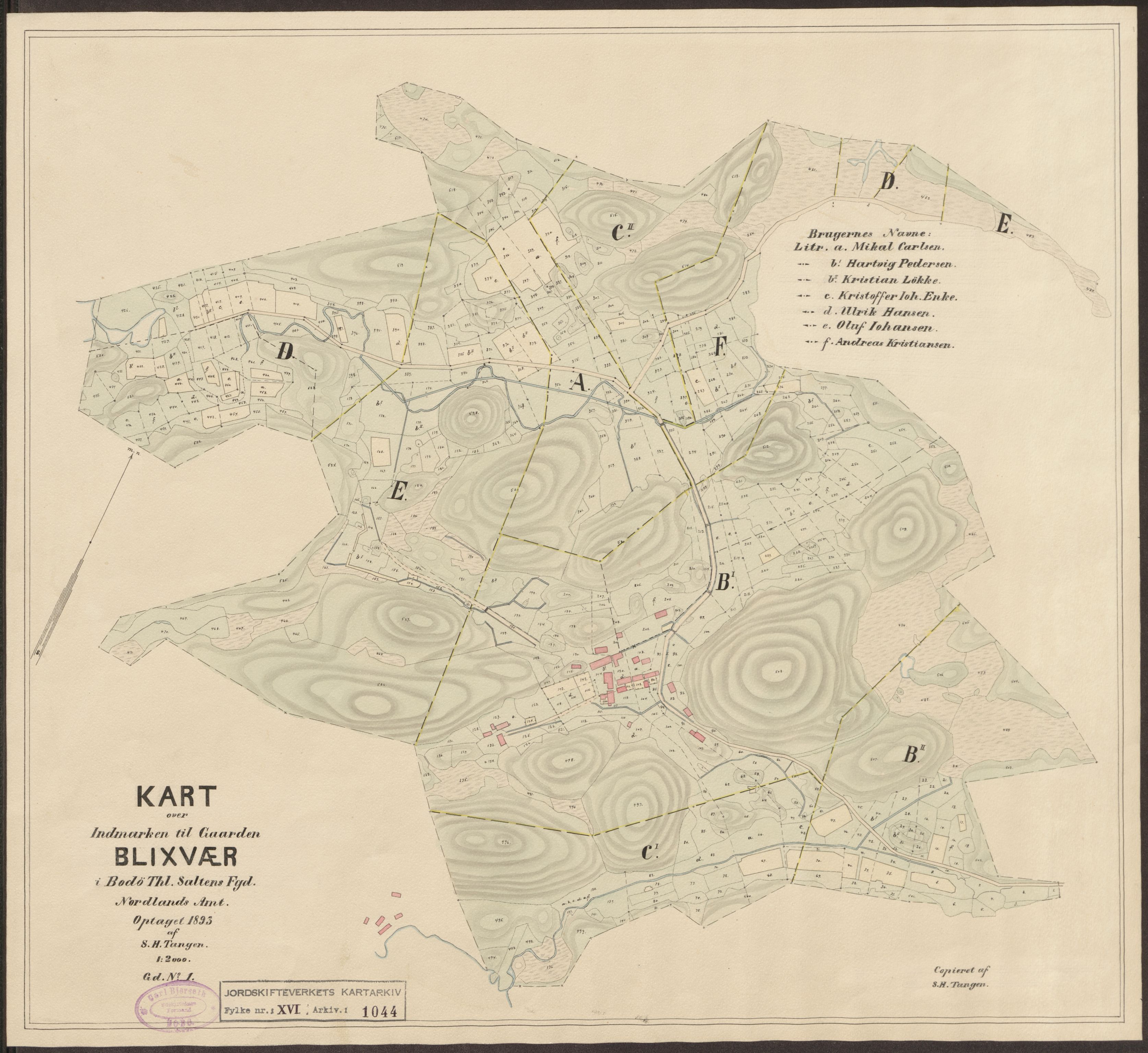 Jordskifteverkets kartarkiv, RA/S-3929/T, 1859-1988, p. 1200