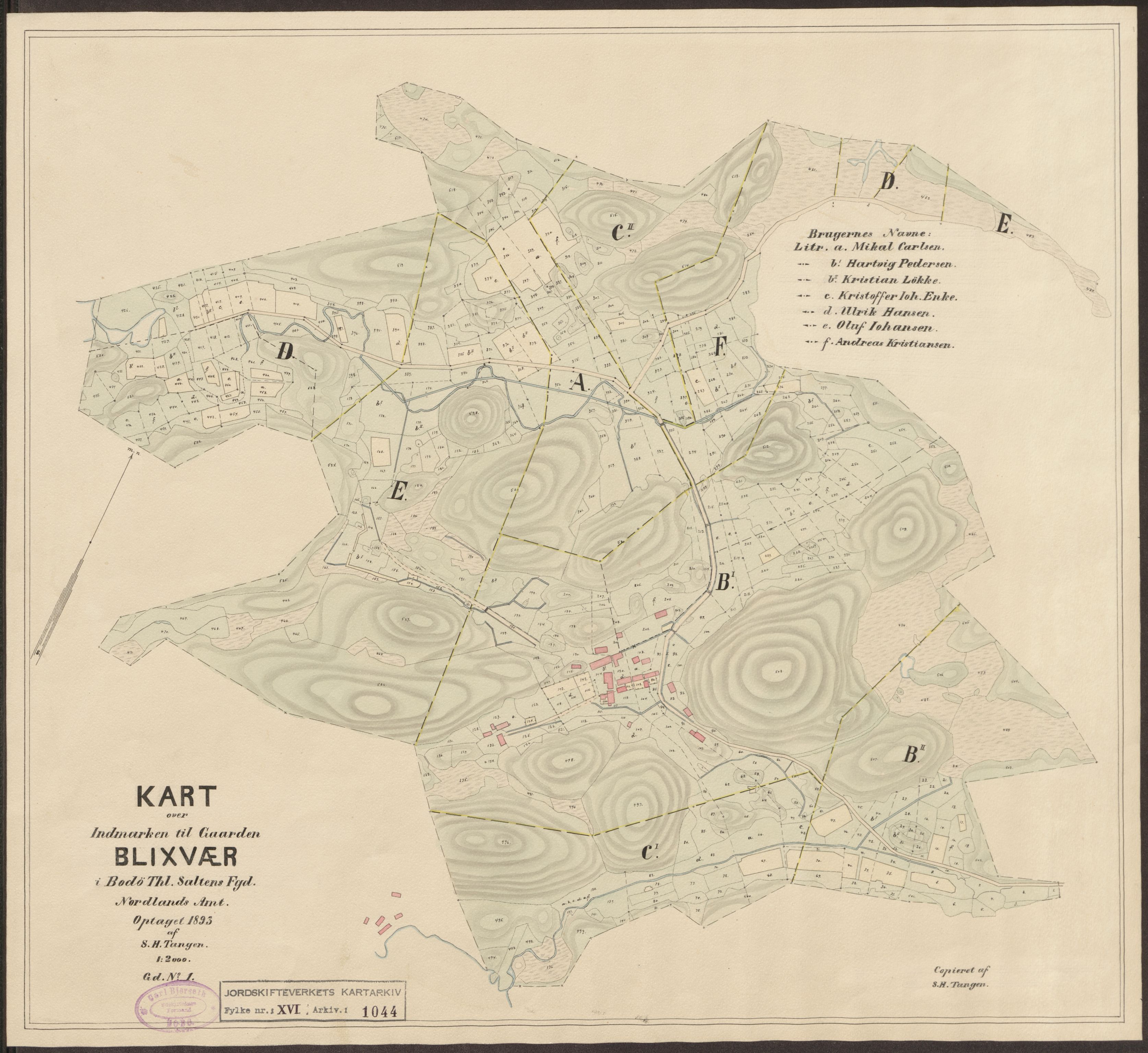 Jordskifteverkets kartarkiv, AV/RA-S-3929/T, 1859-1988, p. 1200