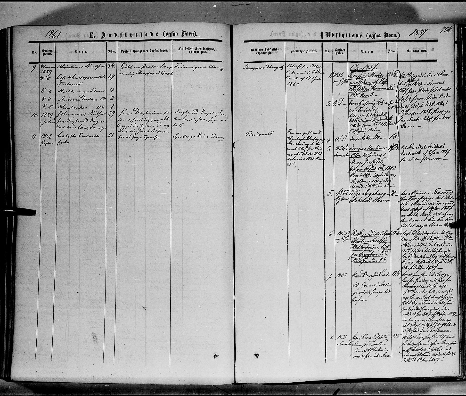 Stange prestekontor, SAH/PREST-002/K/L0012: Parish register (official) no. 12, 1852-1862, p. 456