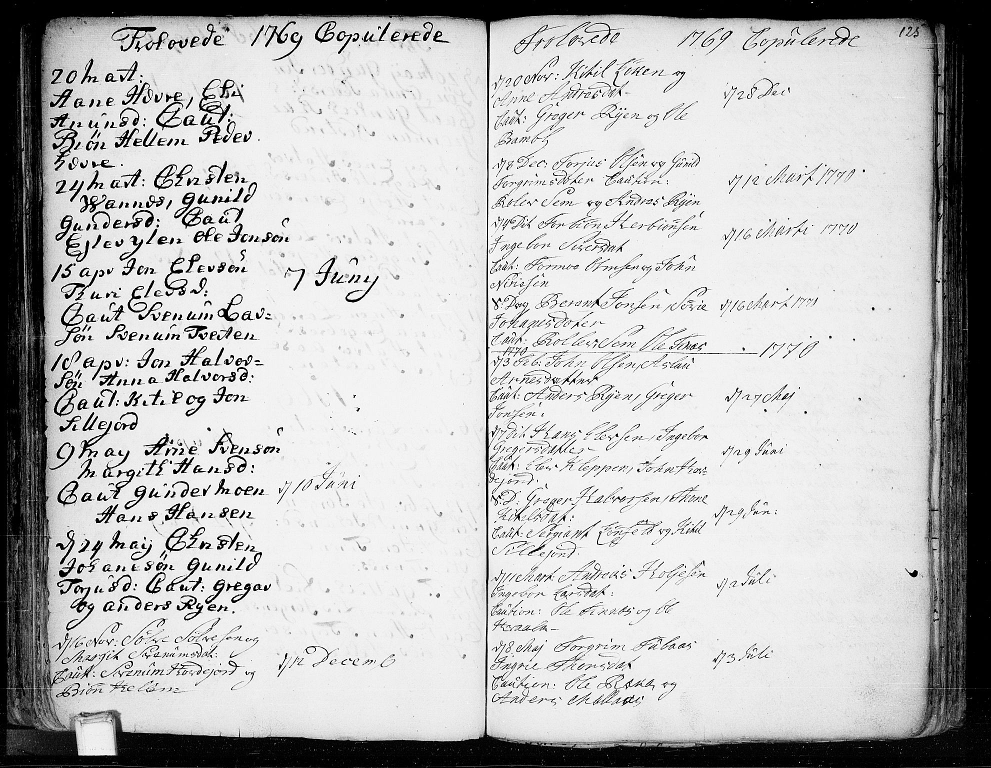 Heddal kirkebøker, SAKO/A-268/F/Fa/L0003: Parish register (official) no. I 3, 1723-1783, p. 125