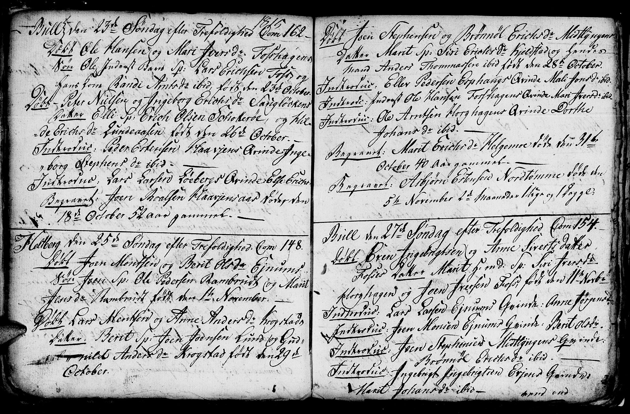 Ministerialprotokoller, klokkerbøker og fødselsregistre - Sør-Trøndelag, AV/SAT-A-1456/692/L1107: Parish register (copy) no. 692C02, 1809-1824