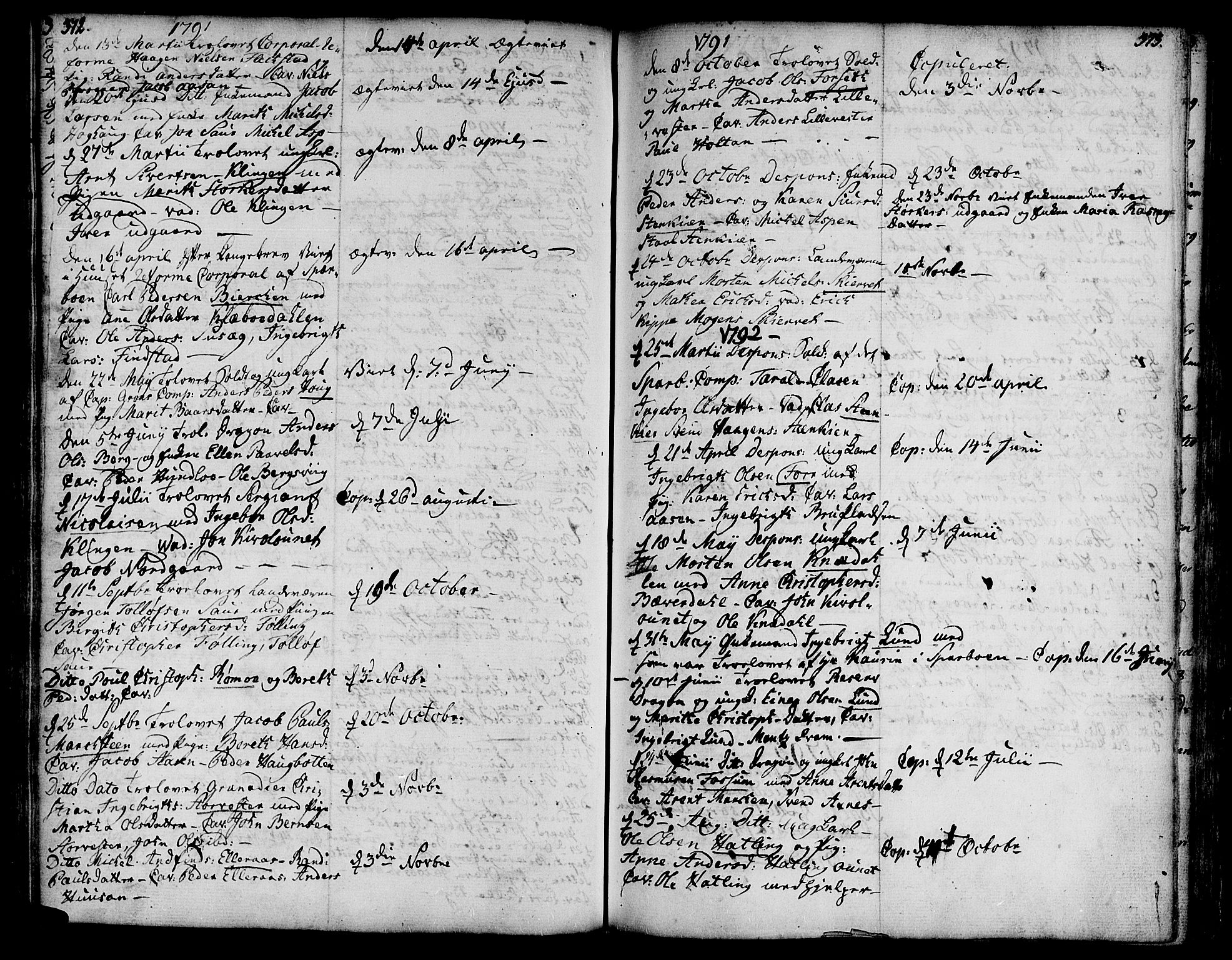 Ministerialprotokoller, klokkerbøker og fødselsregistre - Nord-Trøndelag, AV/SAT-A-1458/746/L0440: Parish register (official) no. 746A02, 1760-1815, p. 372-373