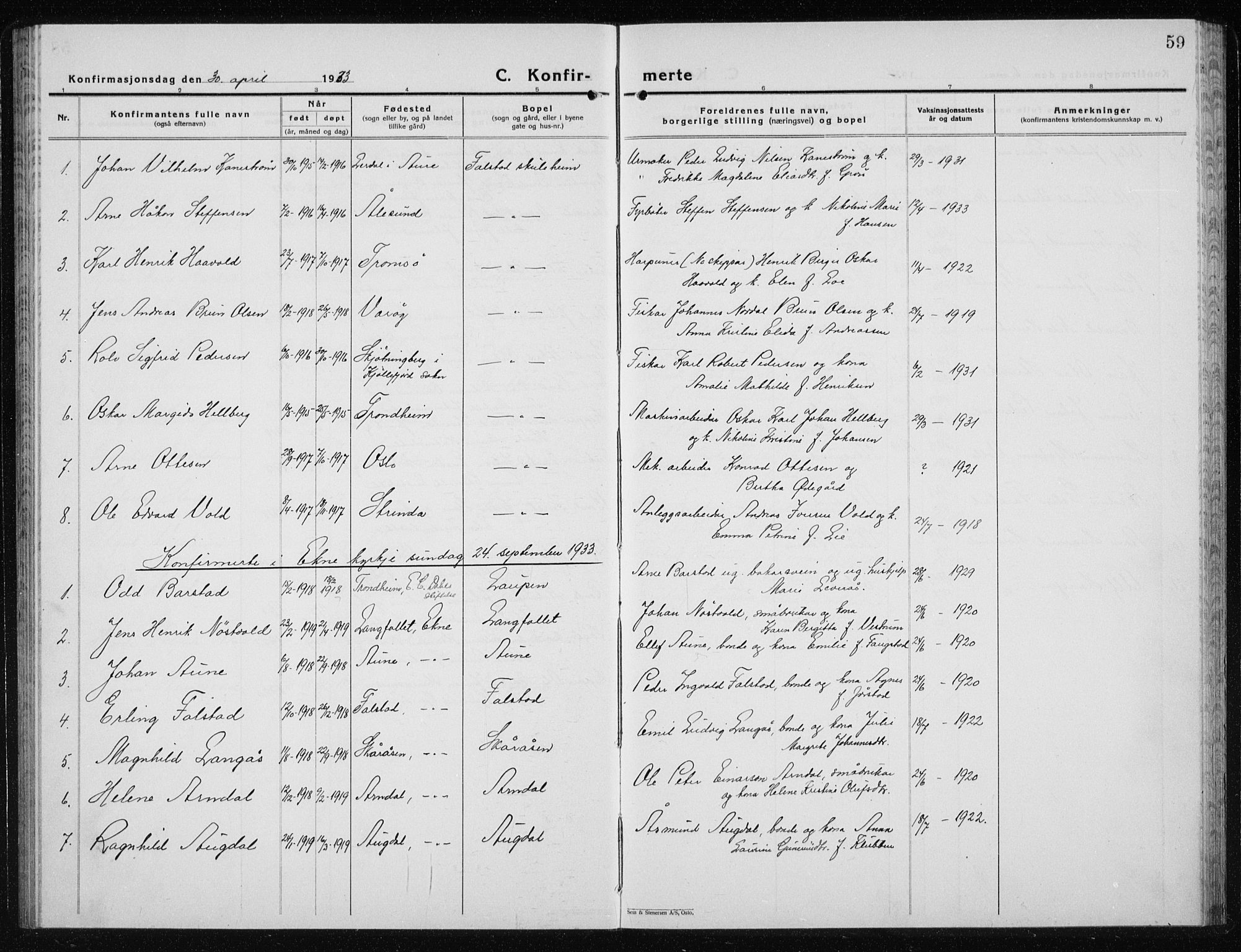 Ministerialprotokoller, klokkerbøker og fødselsregistre - Nord-Trøndelag, SAT/A-1458/719/L0180: Parish register (copy) no. 719C01, 1878-1940, p. 59