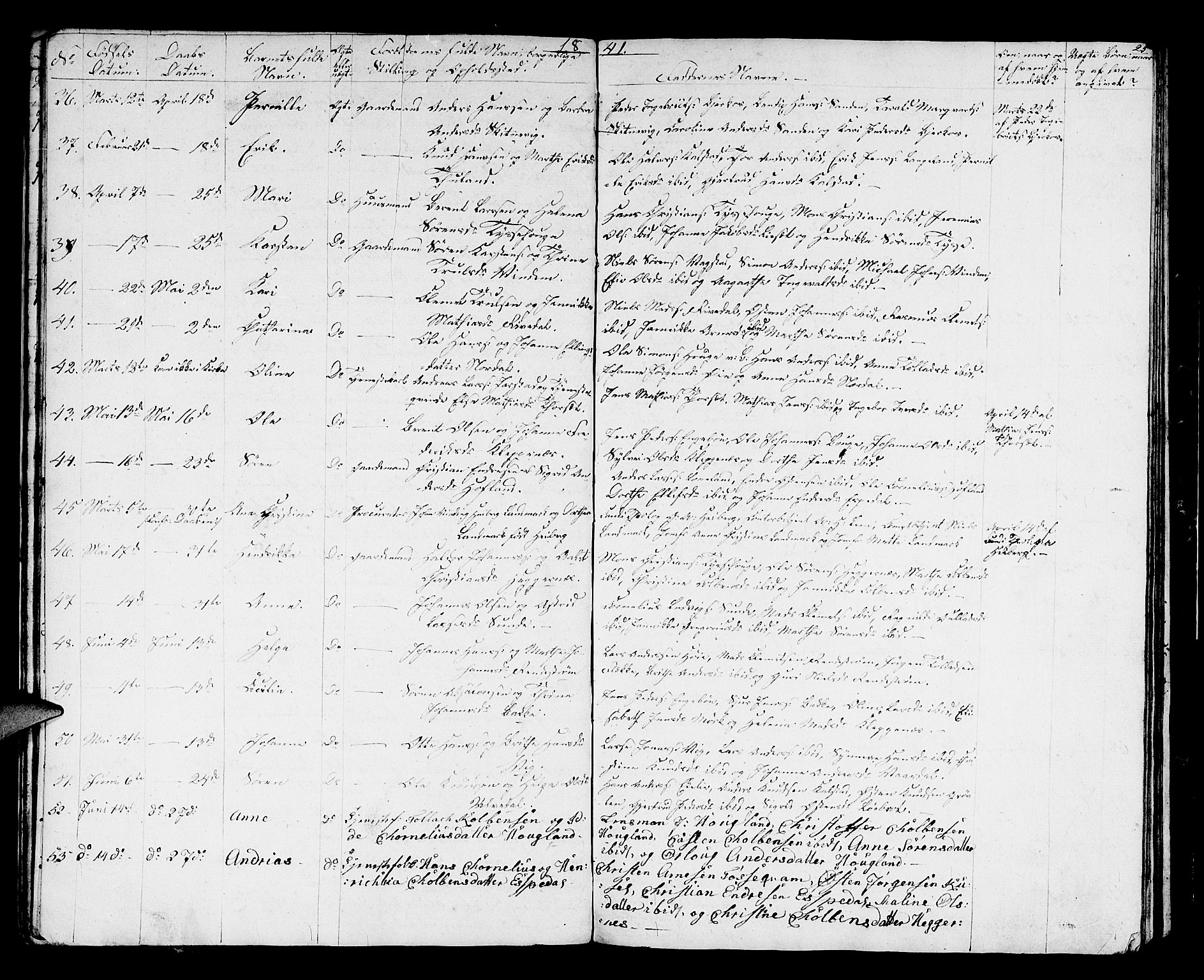 Fjaler sokneprestembete, AV/SAB-A-79801/H/Hab/Haba/L0001: Parish register (copy) no. A 1, 1836-1846, p. 25