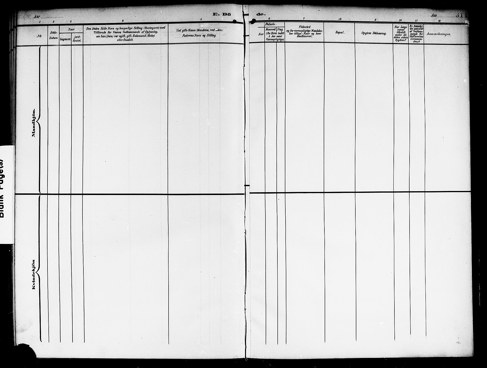 Askim prestekontor Kirkebøker, AV/SAO-A-10900/G/Ga/L0002: Parish register (copy) no. 2, 1903-1921, p. 311