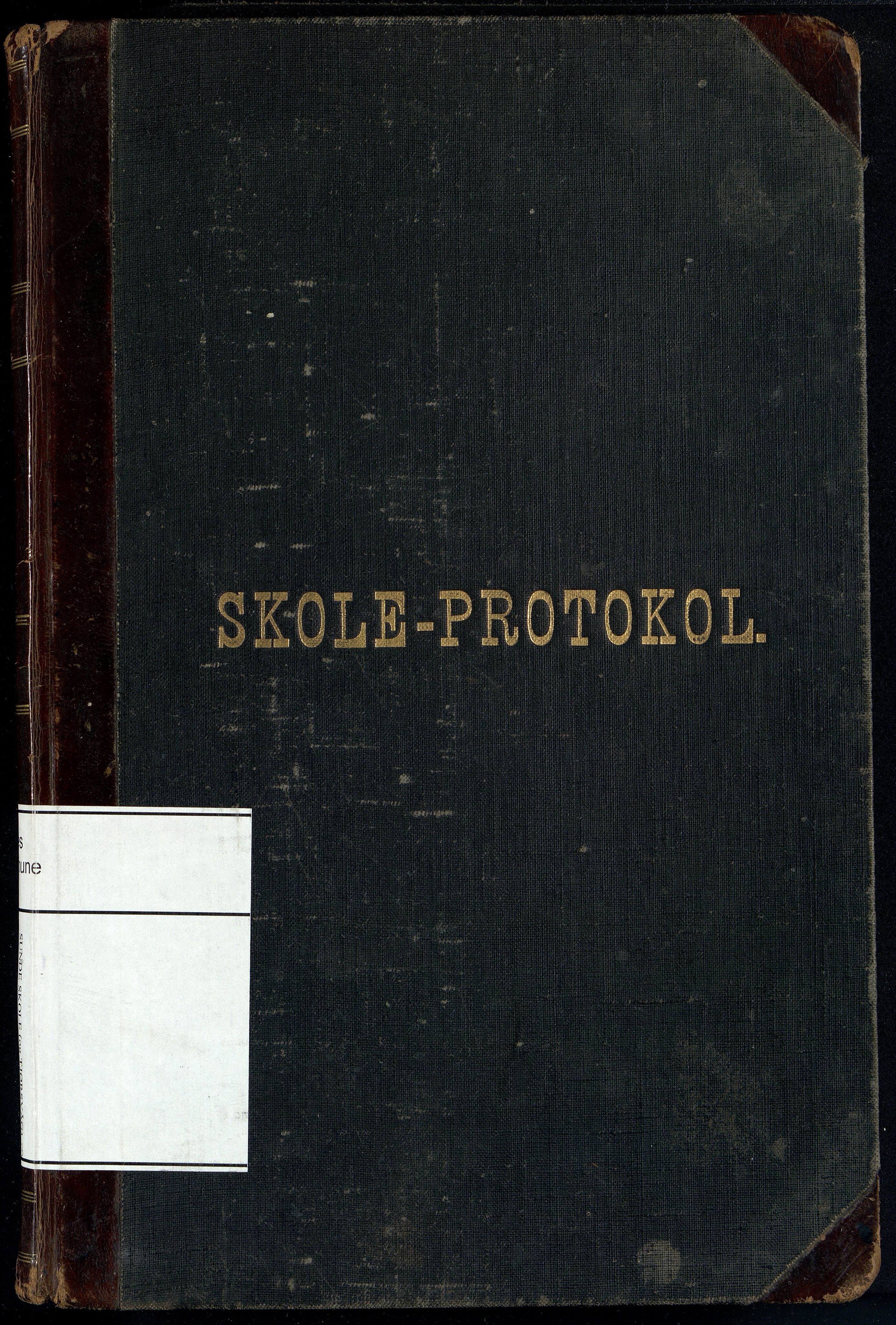 Nes kommune - Sunde Skole, ARKSOR/1004NE556/H/L0003: Skoleprotokoll, 1893-1906