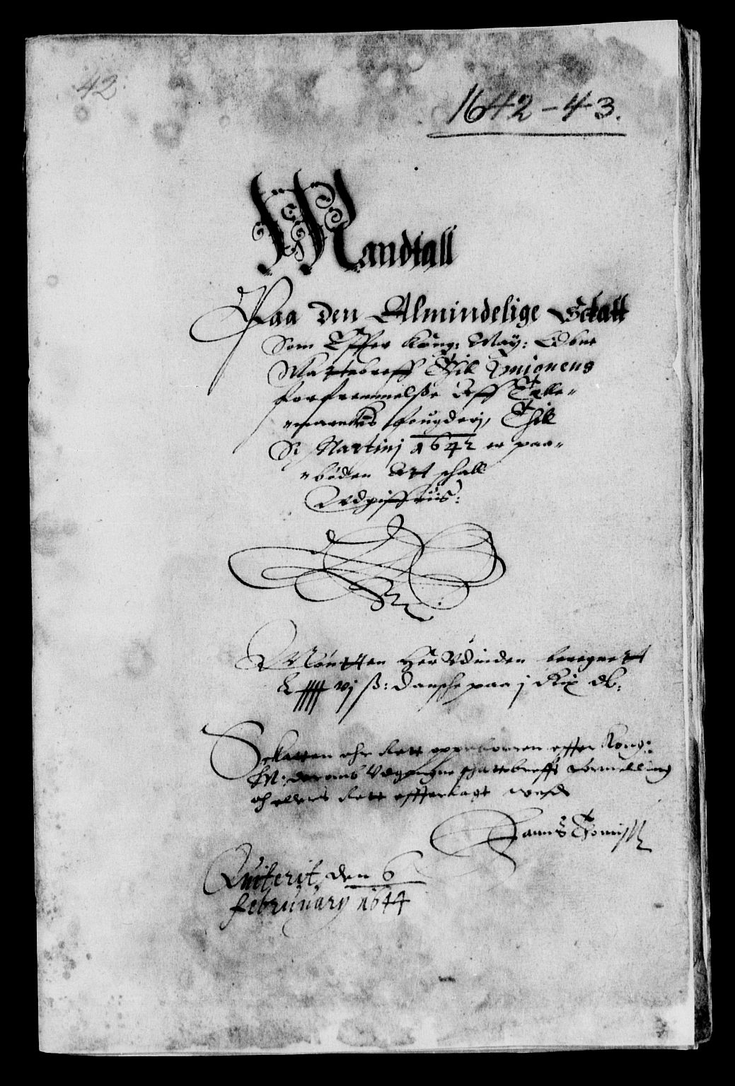 Rentekammeret inntil 1814, Reviderte regnskaper, Lensregnskaper, AV/RA-EA-5023/R/Rb/Rbp/L0027: Bratsberg len, 1641-1643