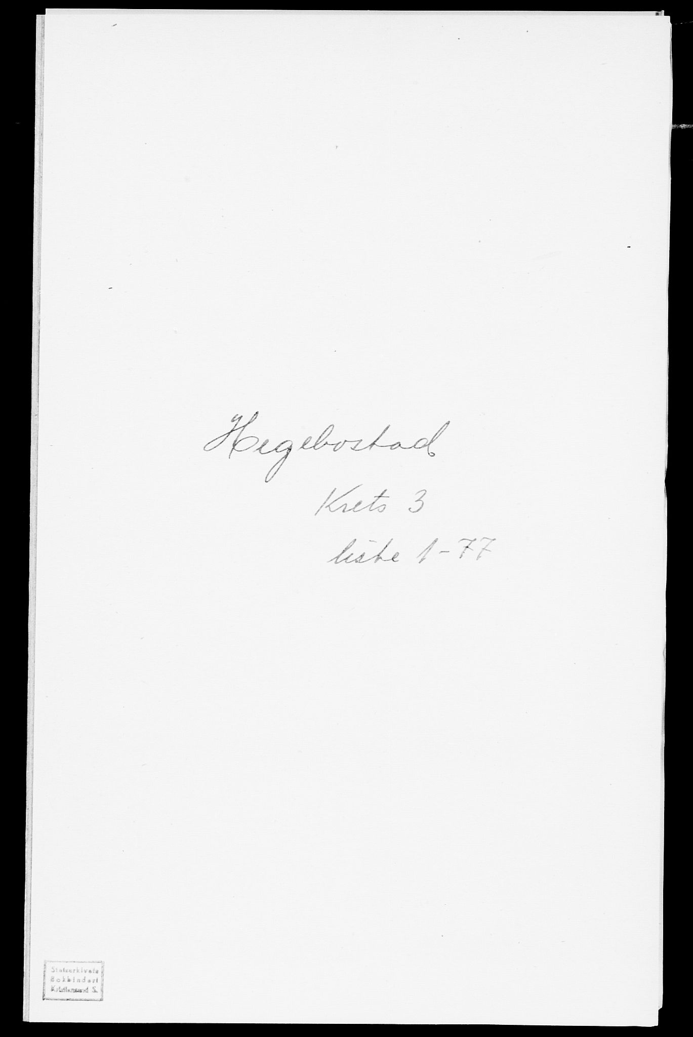 SAK, 1875 census for 1034P Hægebostad, 1875, p. 200