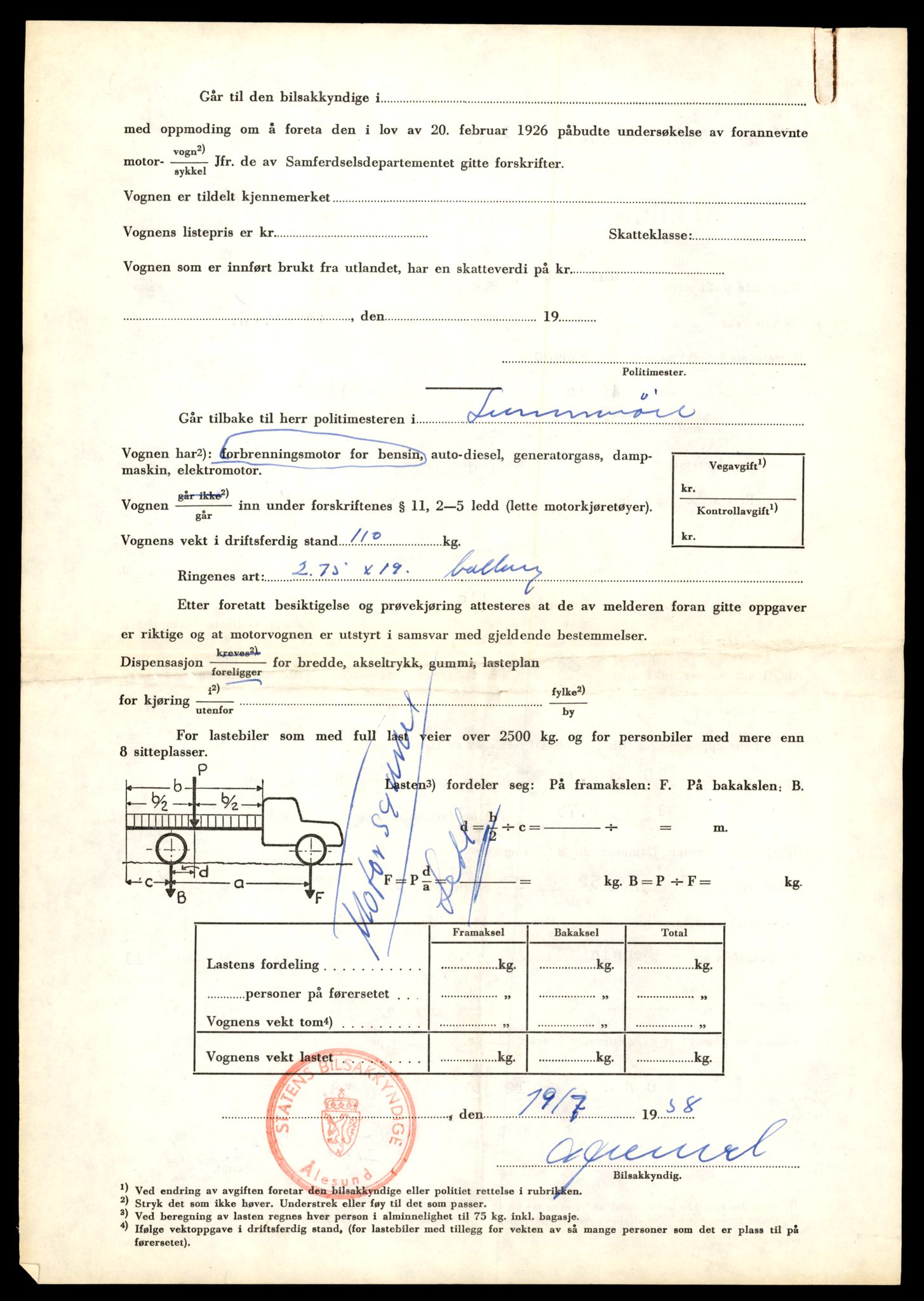 Møre og Romsdal vegkontor - Ålesund trafikkstasjon, AV/SAT-A-4099/F/Fe/L0041: Registreringskort for kjøretøy T 13710 - T 13905, 1927-1998, p. 848